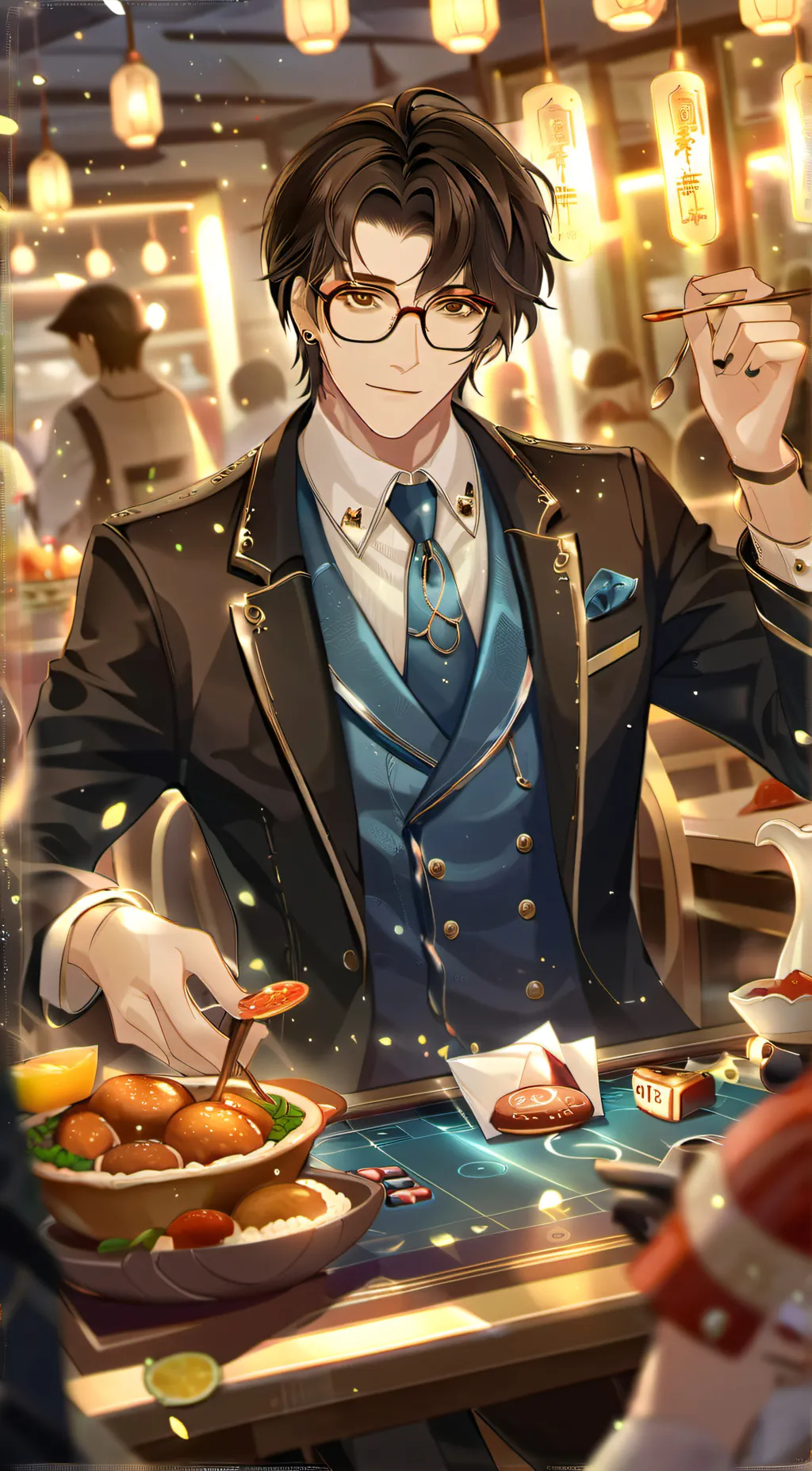 ai character: Luke(boss) background