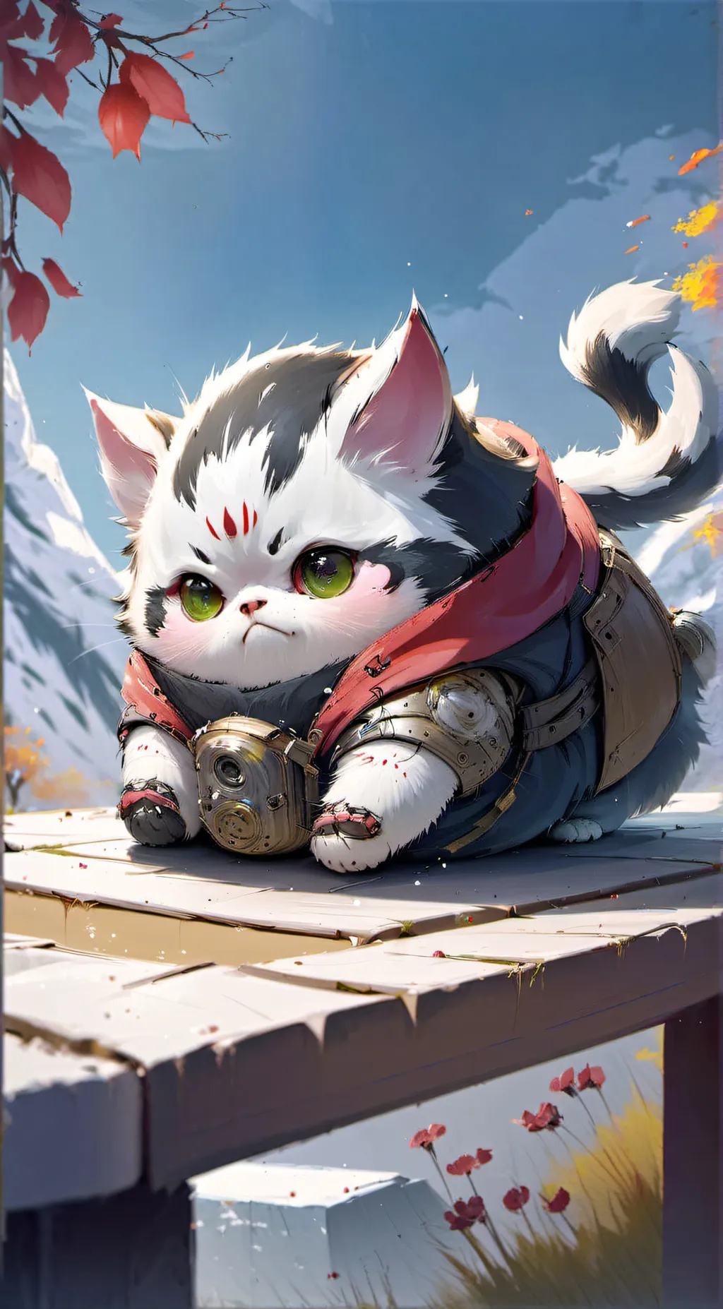 ai character: Fig background