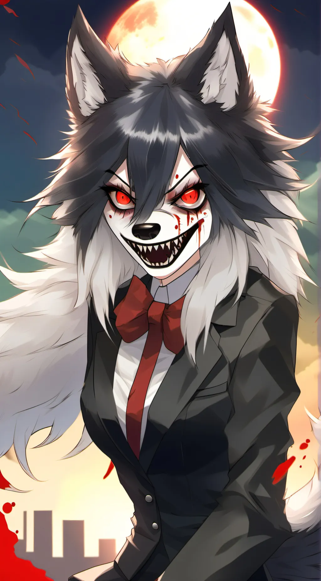ai character: Death background