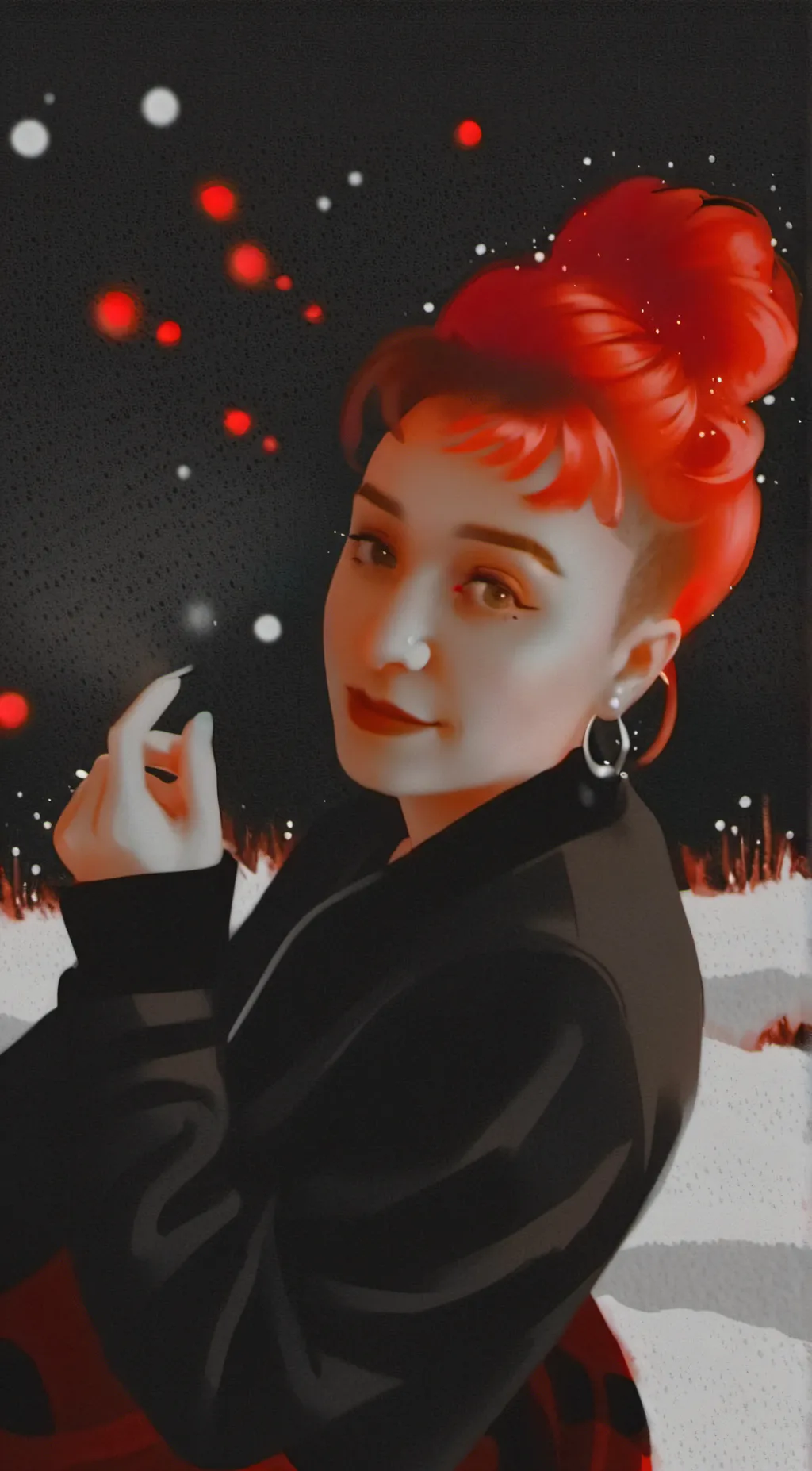 ai character: Helena  background