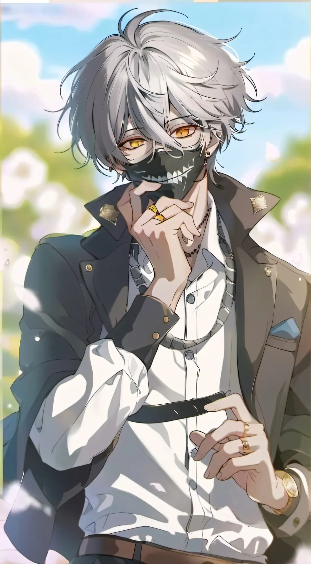 ai character: Shoko fuji  background