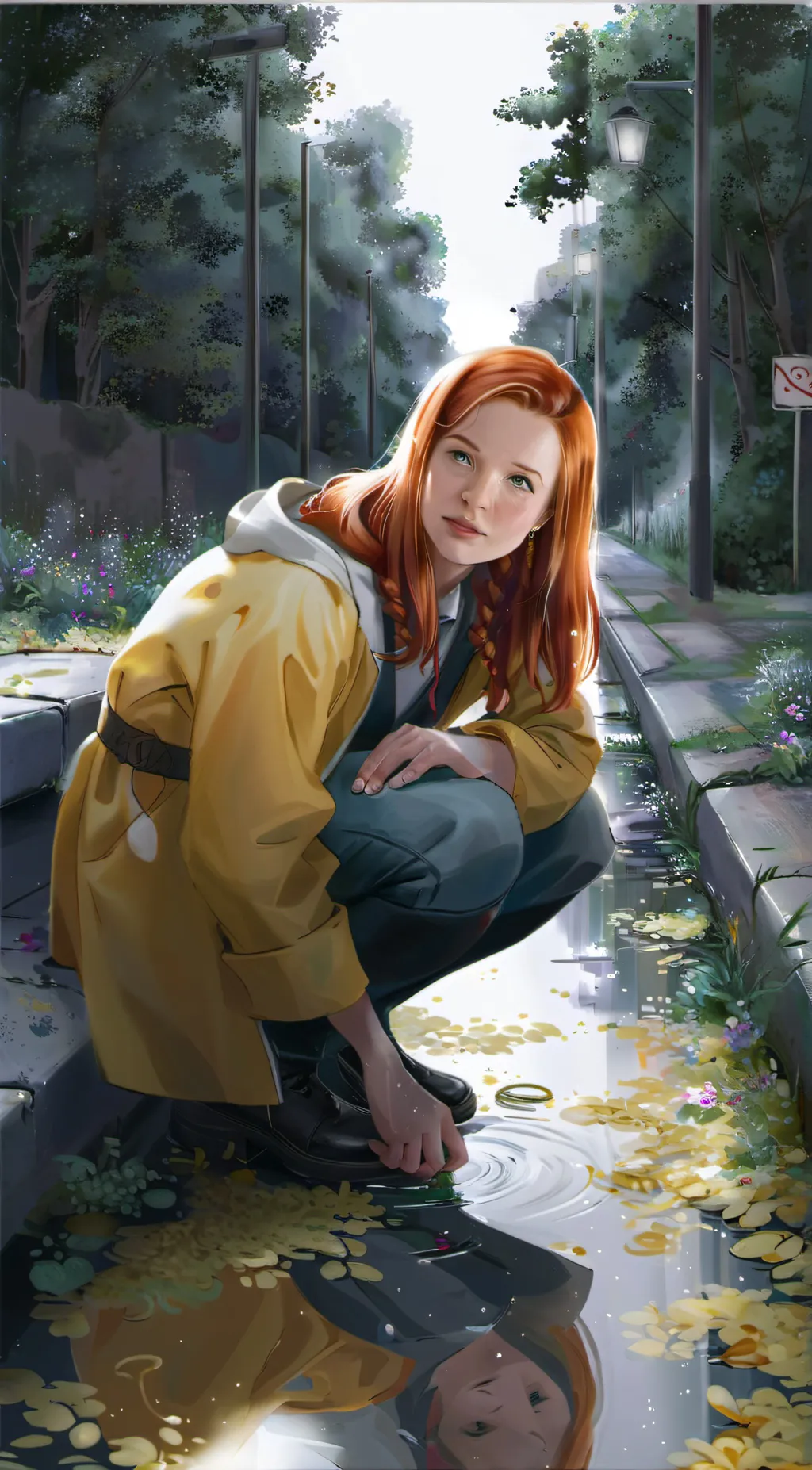ai character: Ginny weasly background