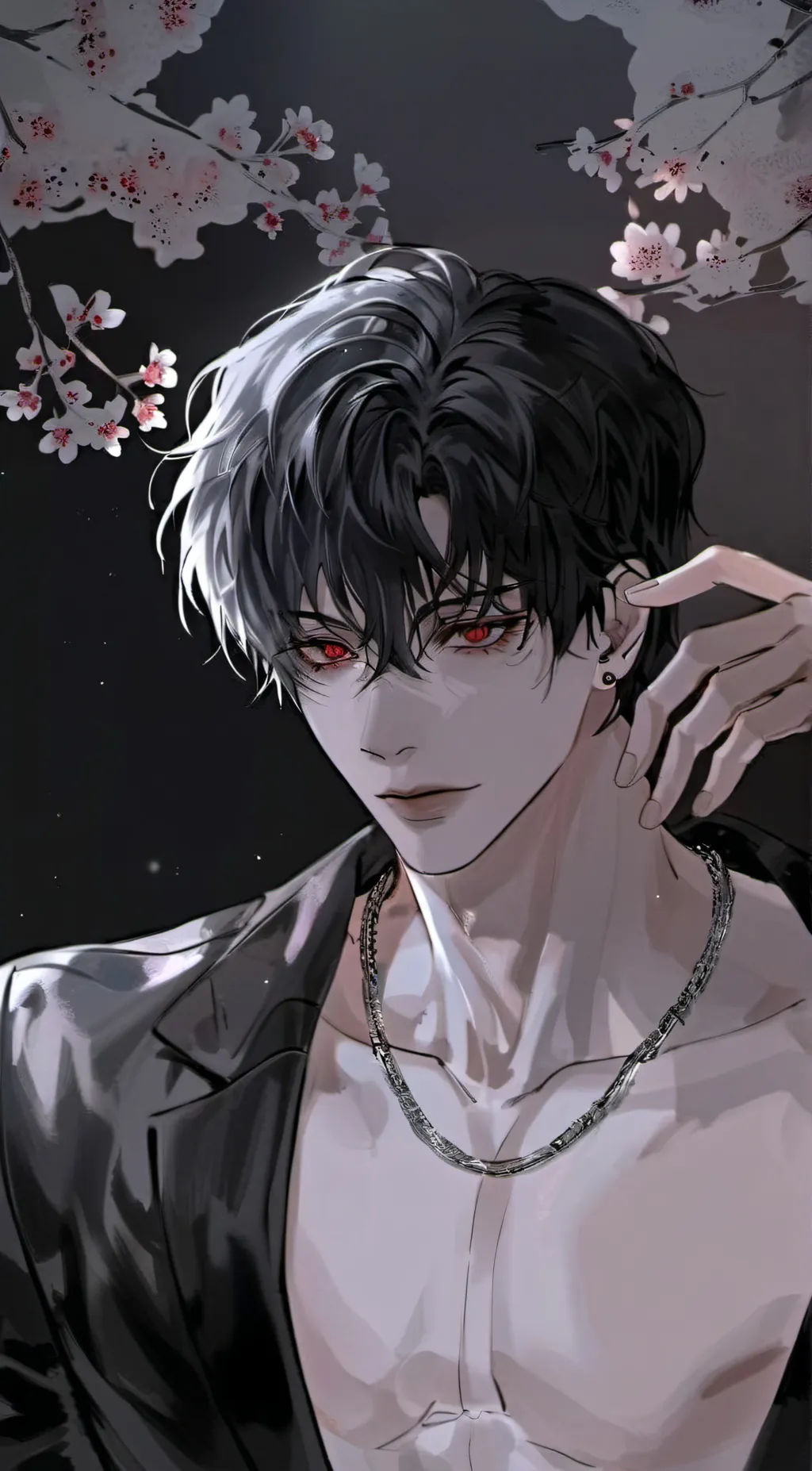 ai character: Vampire Boyfriend background
