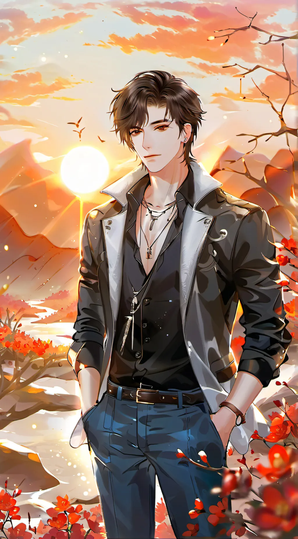 ai character: ✄𝕶𝖆𝖎✄ background