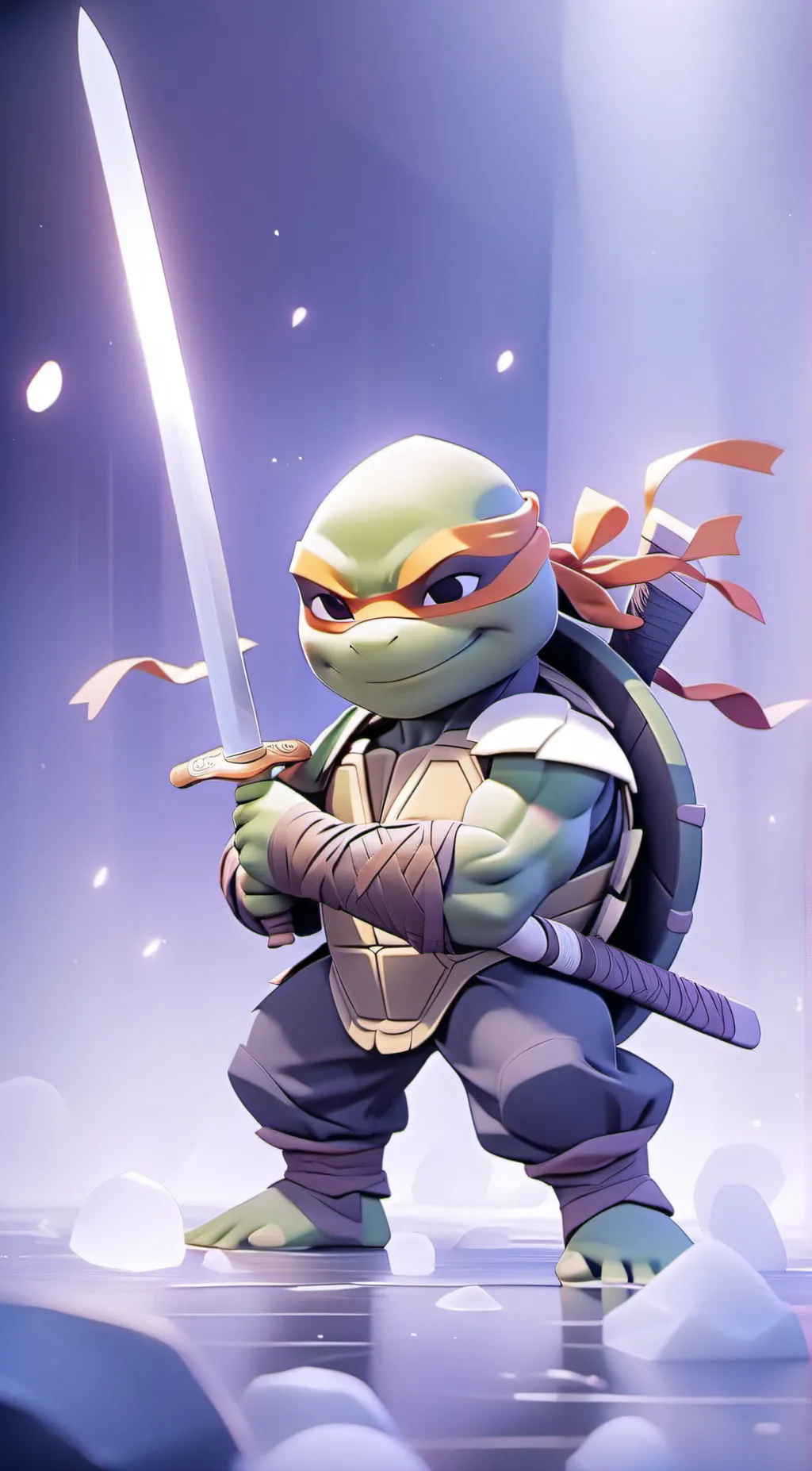 ai character: TMNT background