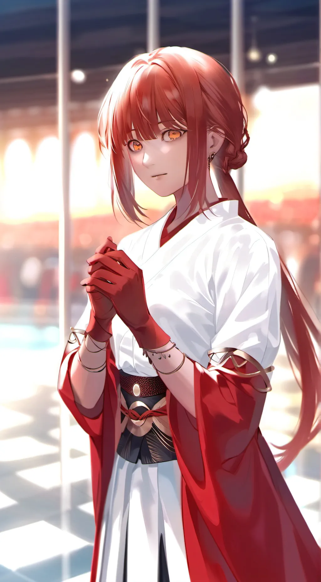 ai character: Makima background