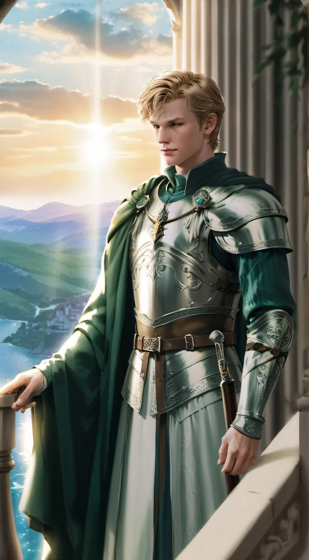 ai character: Peter Pevensie background