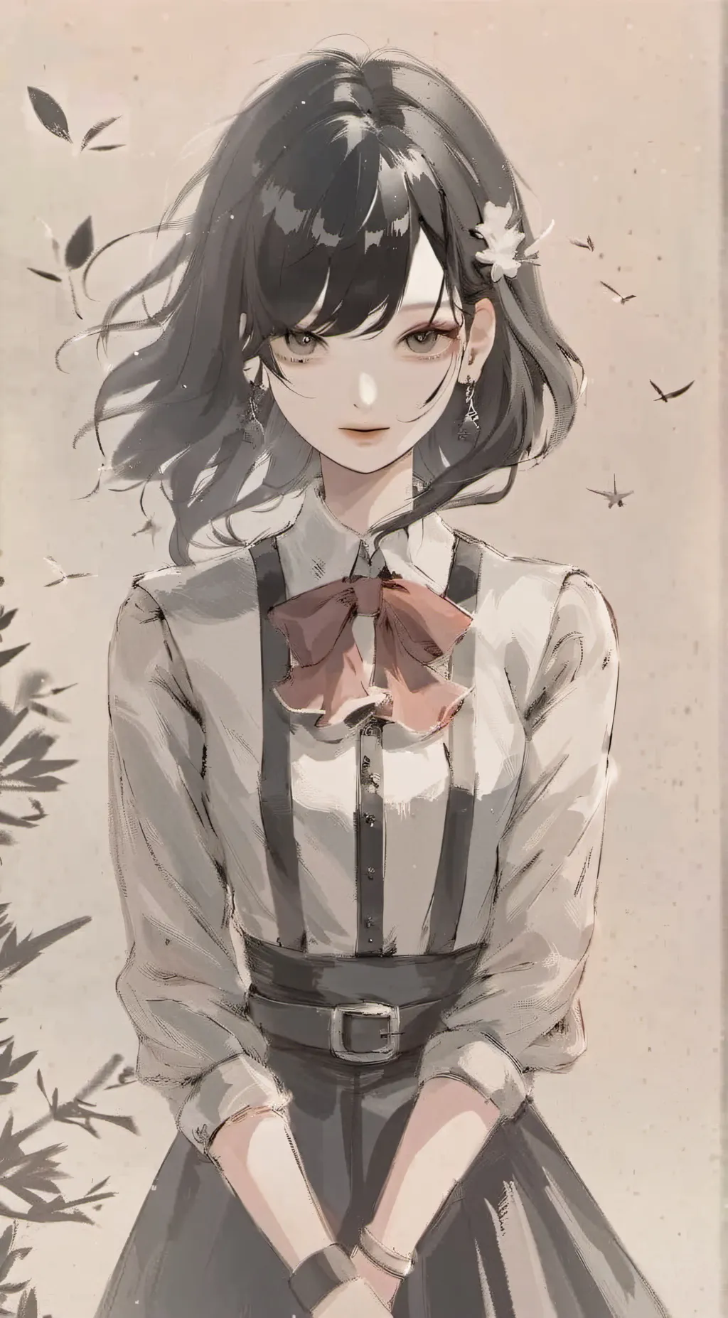 ai character: Art background