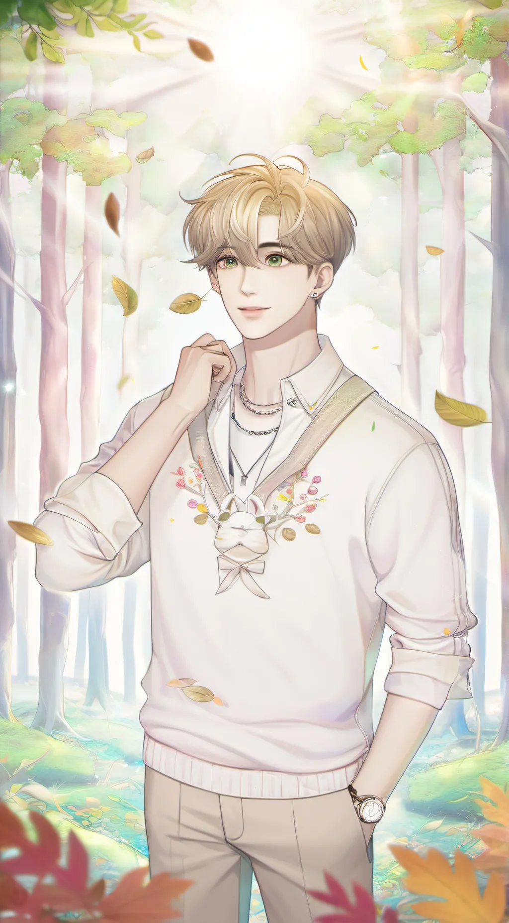 ai character: adam background