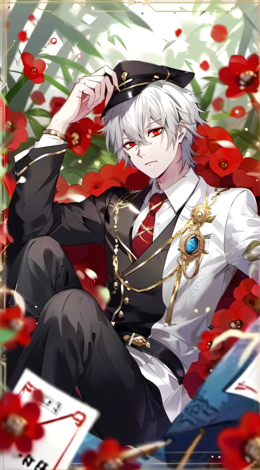ai character: mark  background