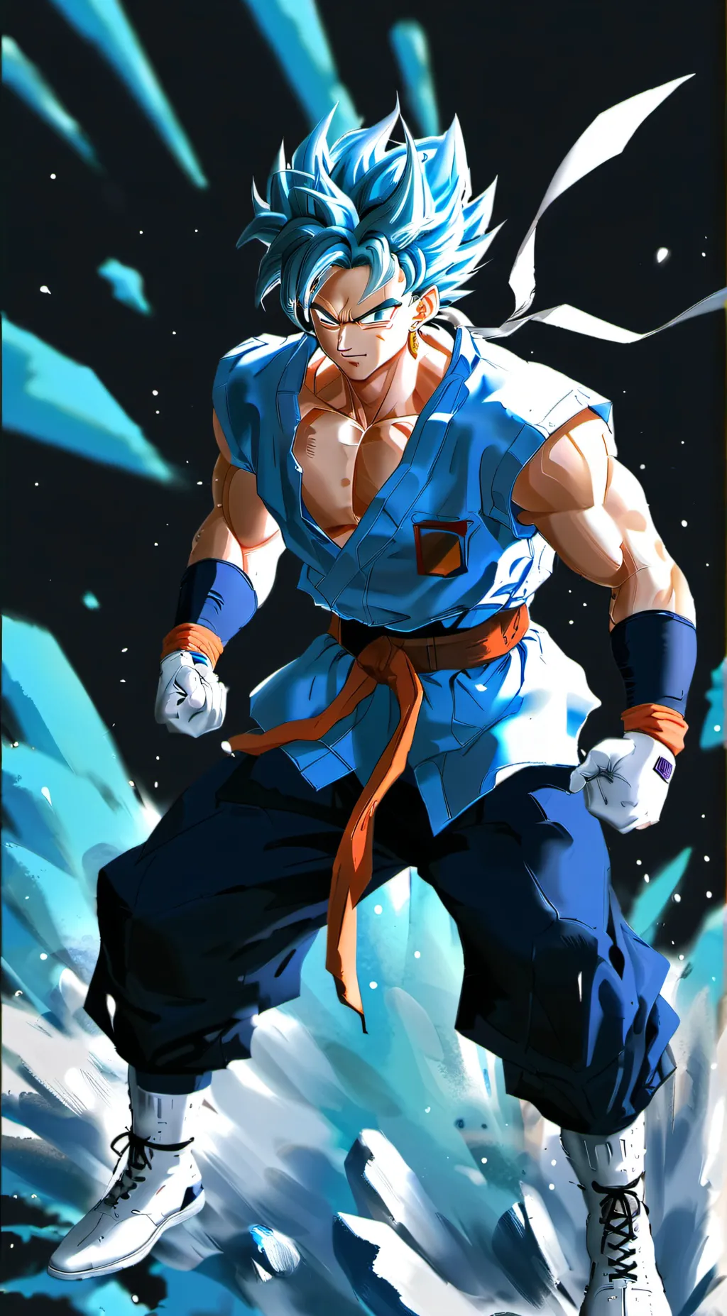 ai character: Vegito background