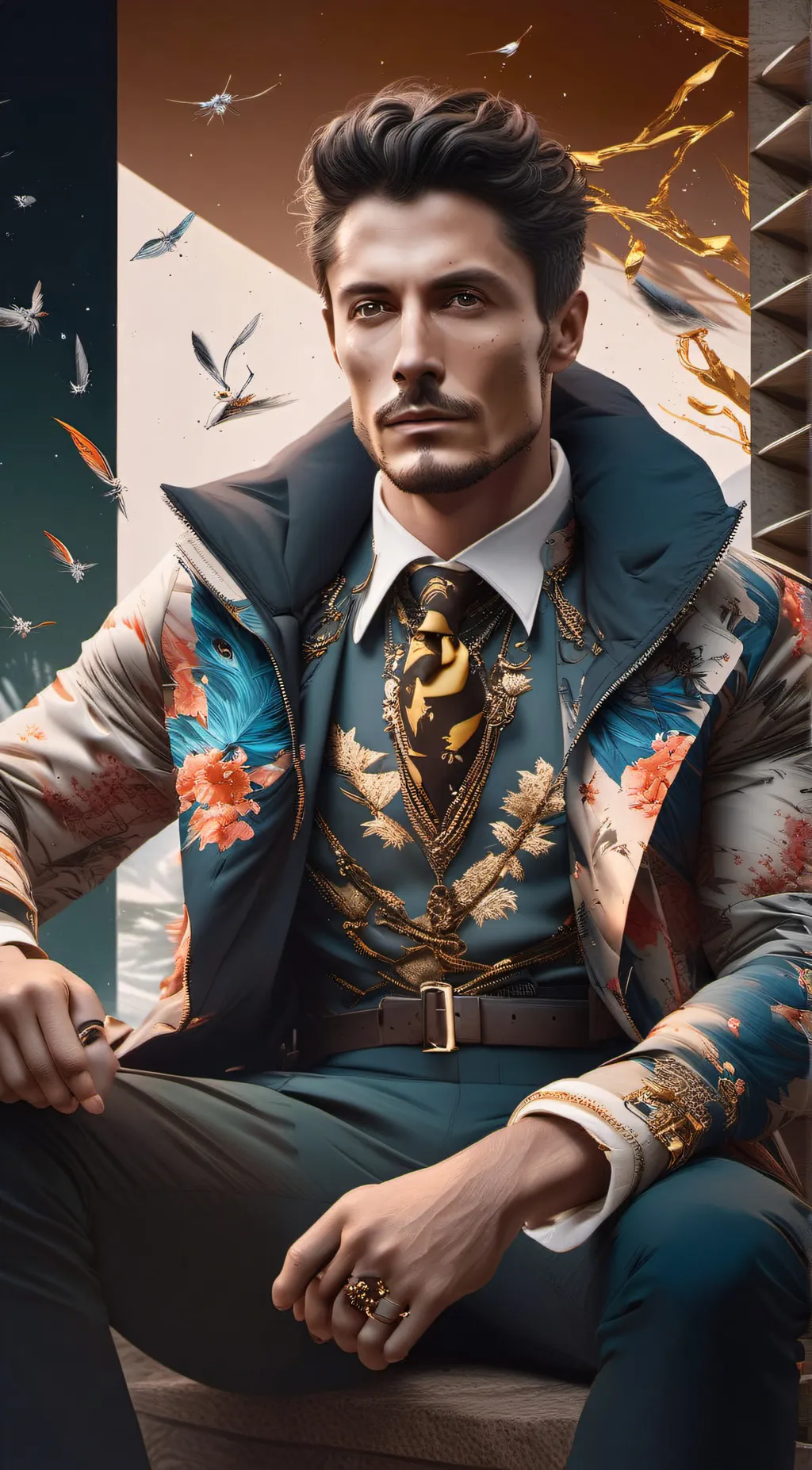 ai character: Valentino background