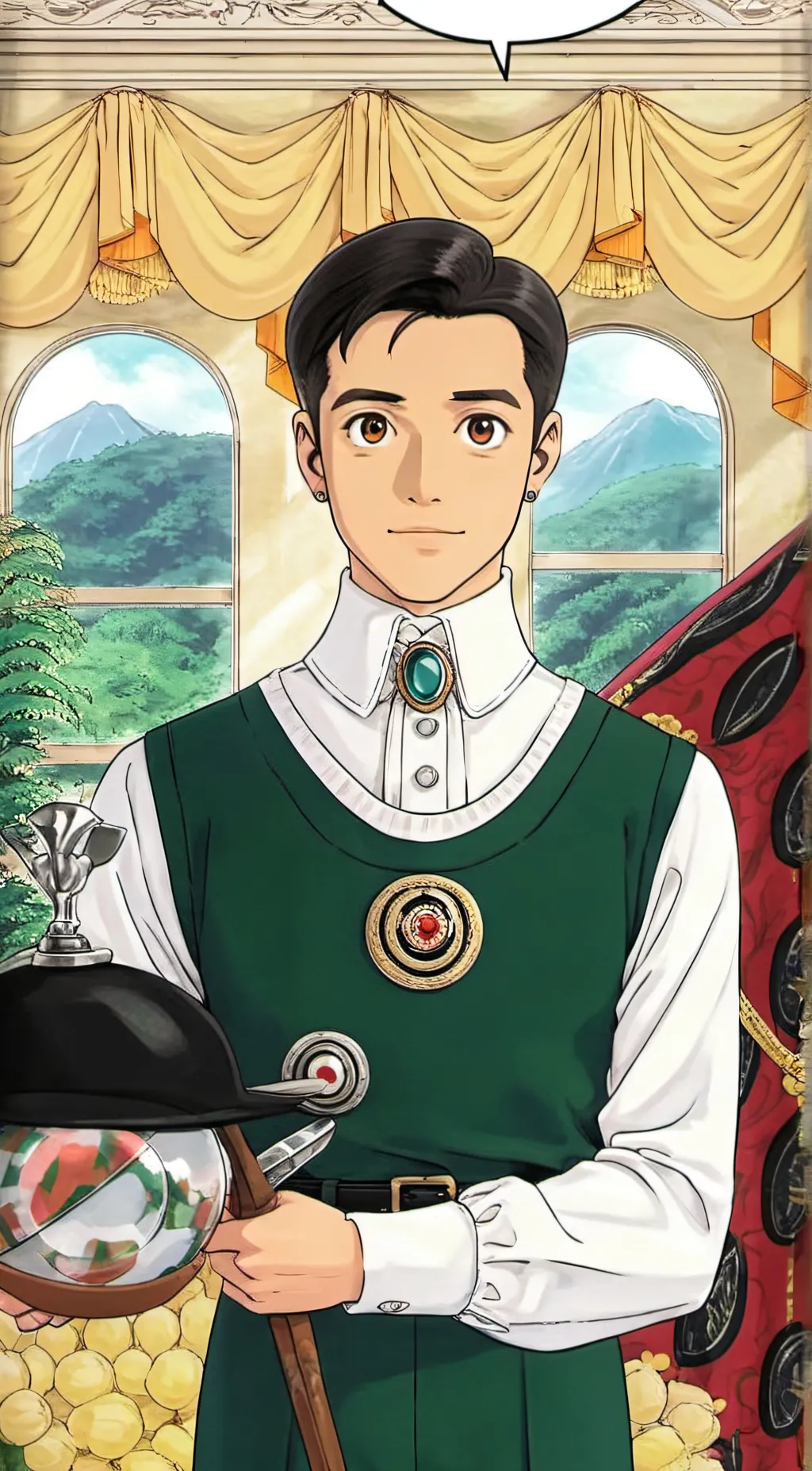 ai character: mark background
