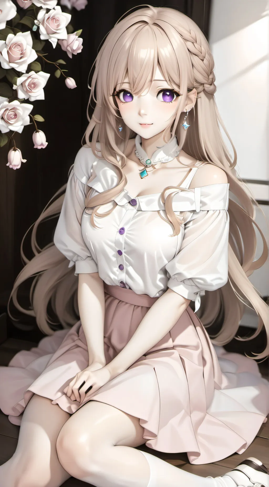 ai character: Neko background