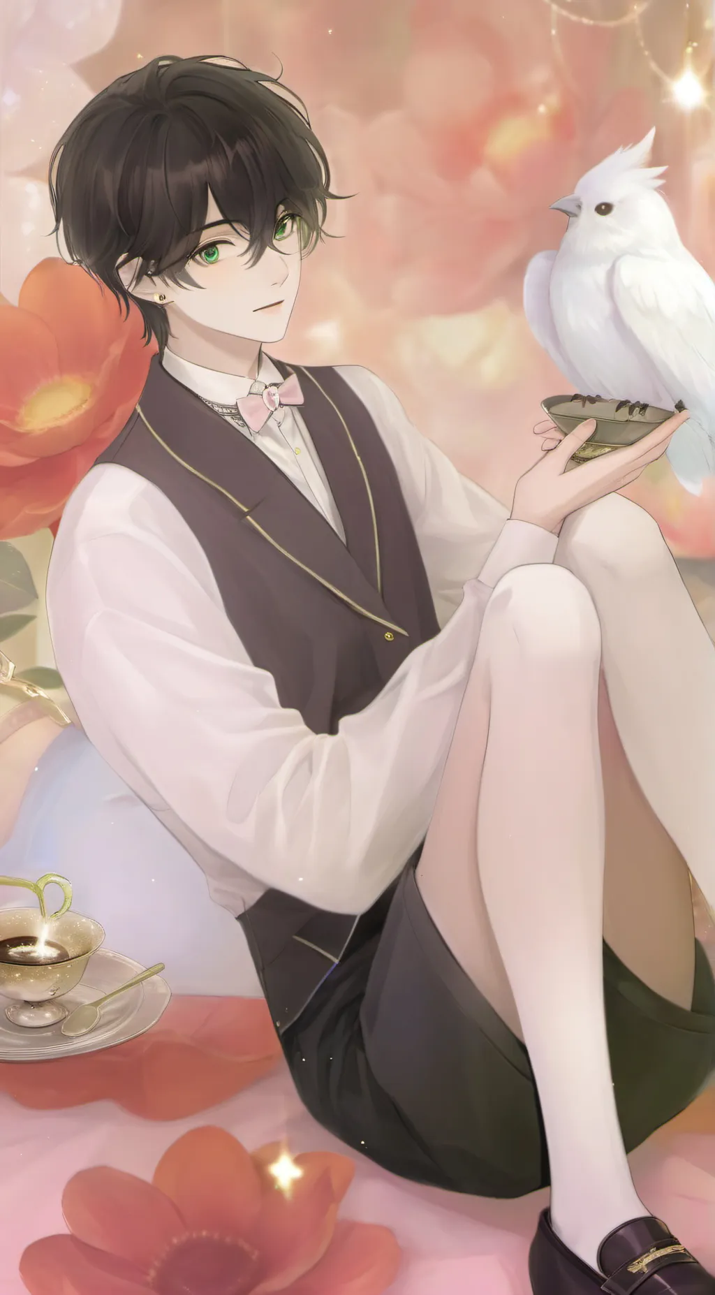 ai character: ayg eveline 😻❤️ background