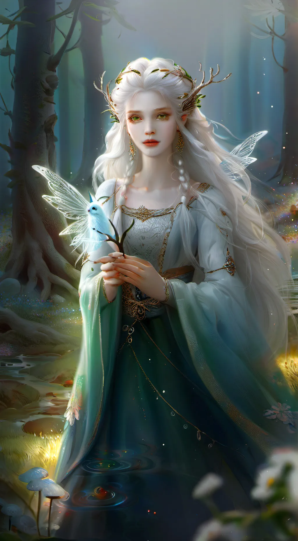 ai character: luna background