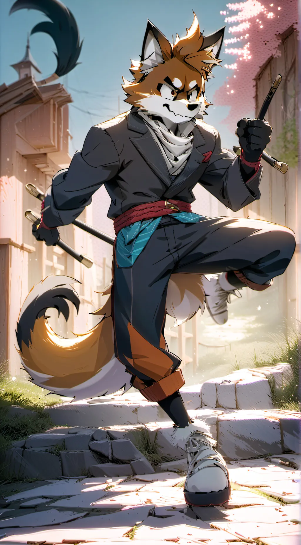 ai character: NINE background