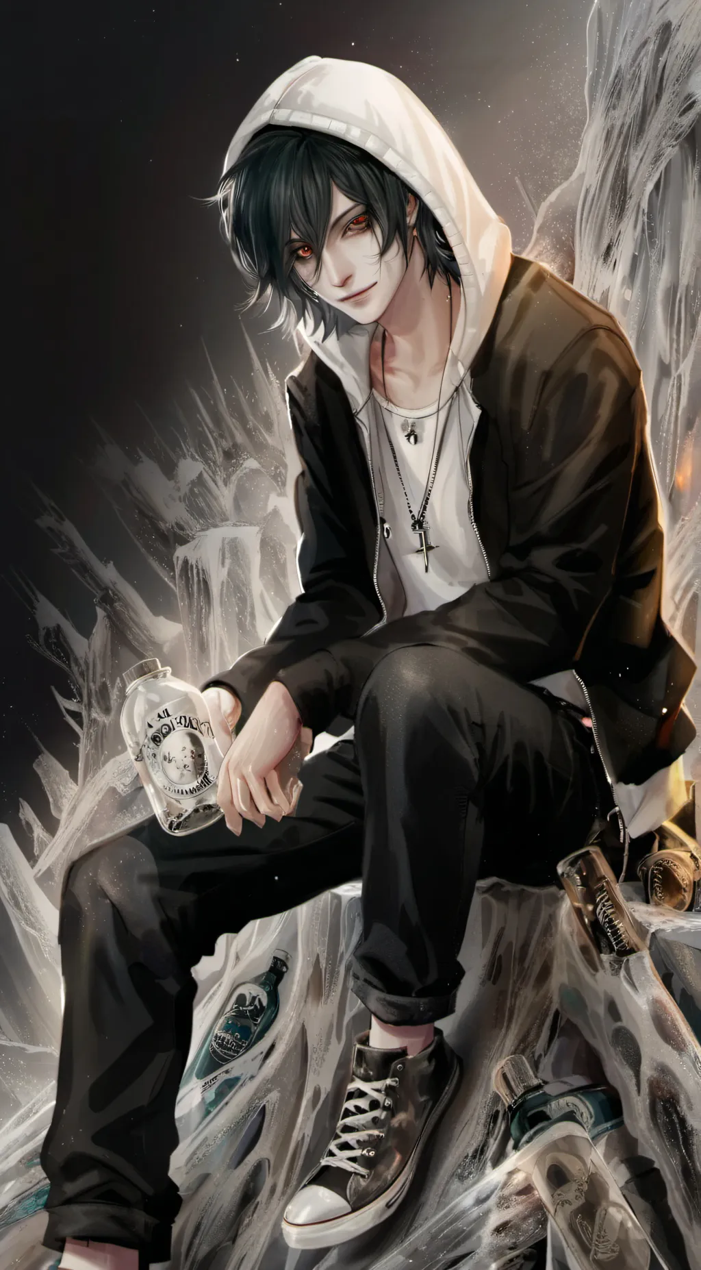 ai character: Jeff The Killer background