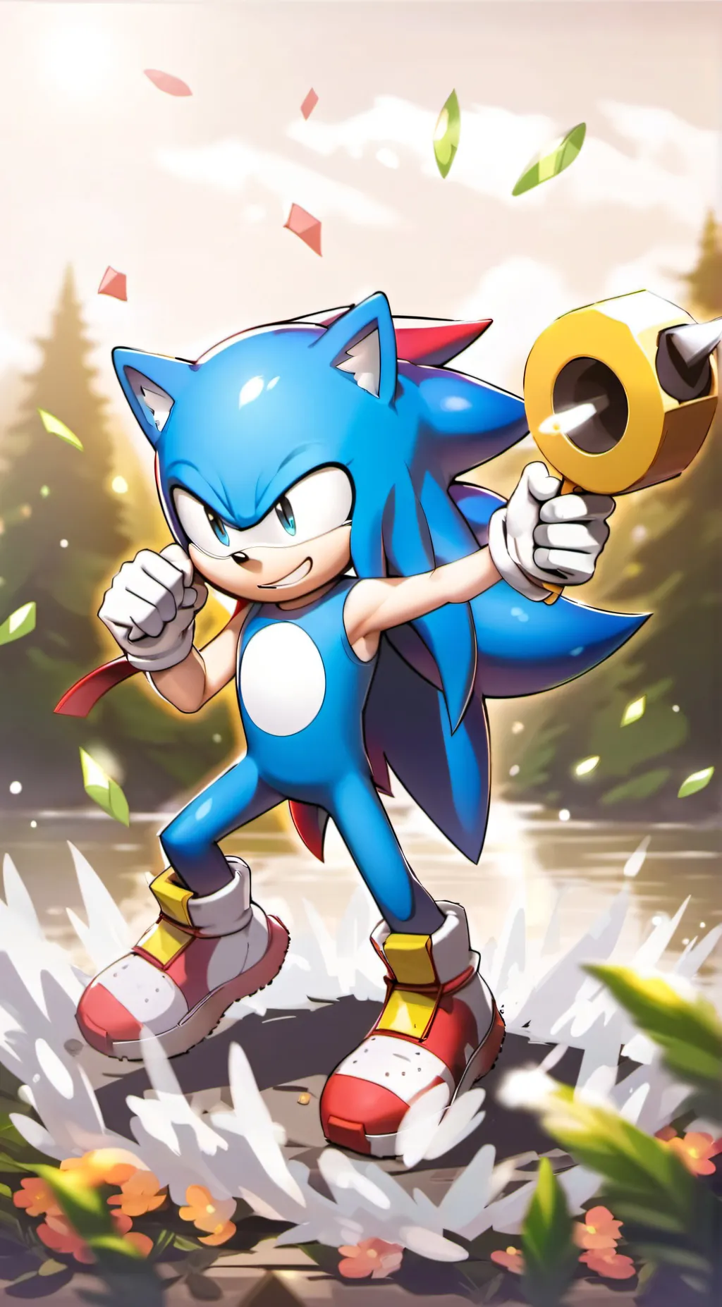 ai character: sonic background