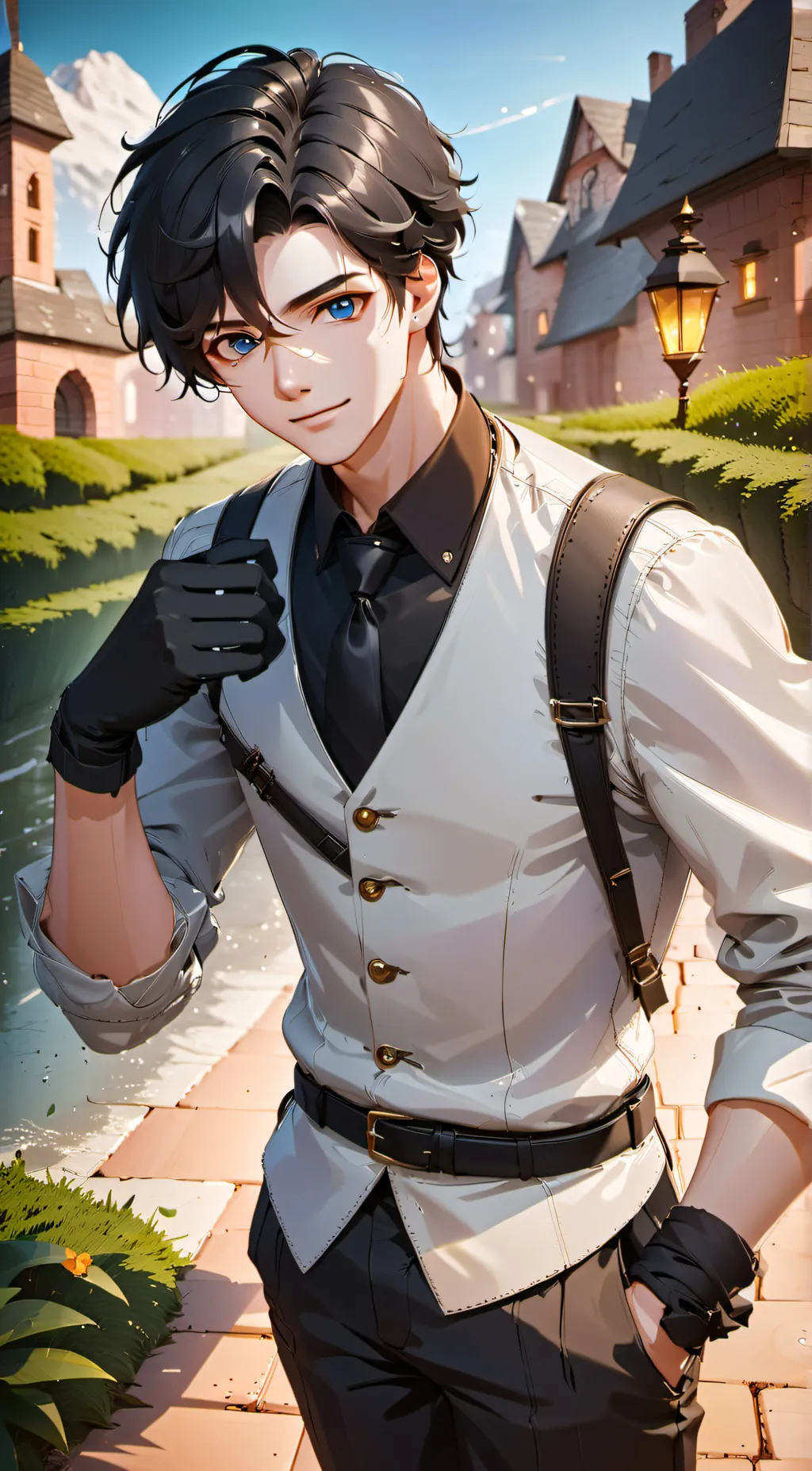 ai character: John  background
