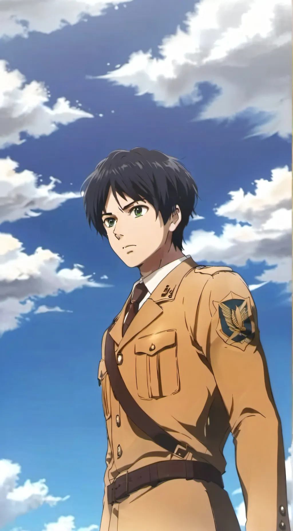 ai character: Eren :3 background