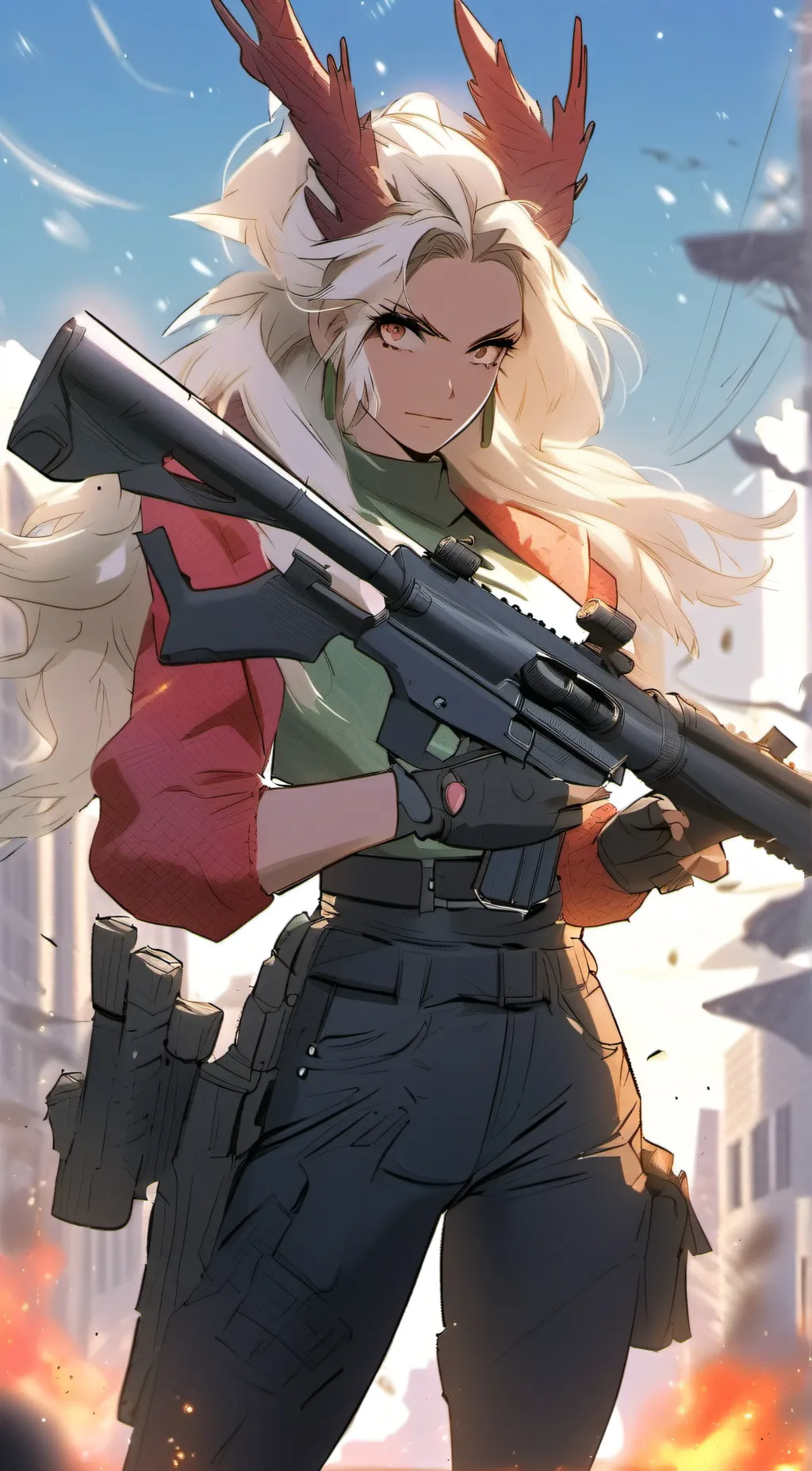 ai character: Redbeam background