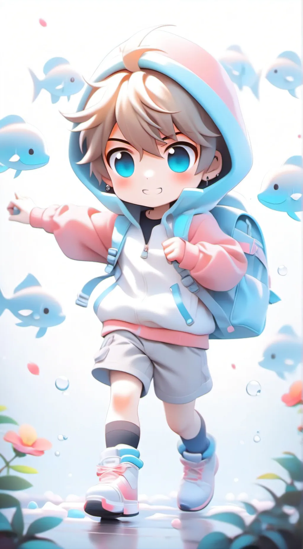 ai character: Leo l background