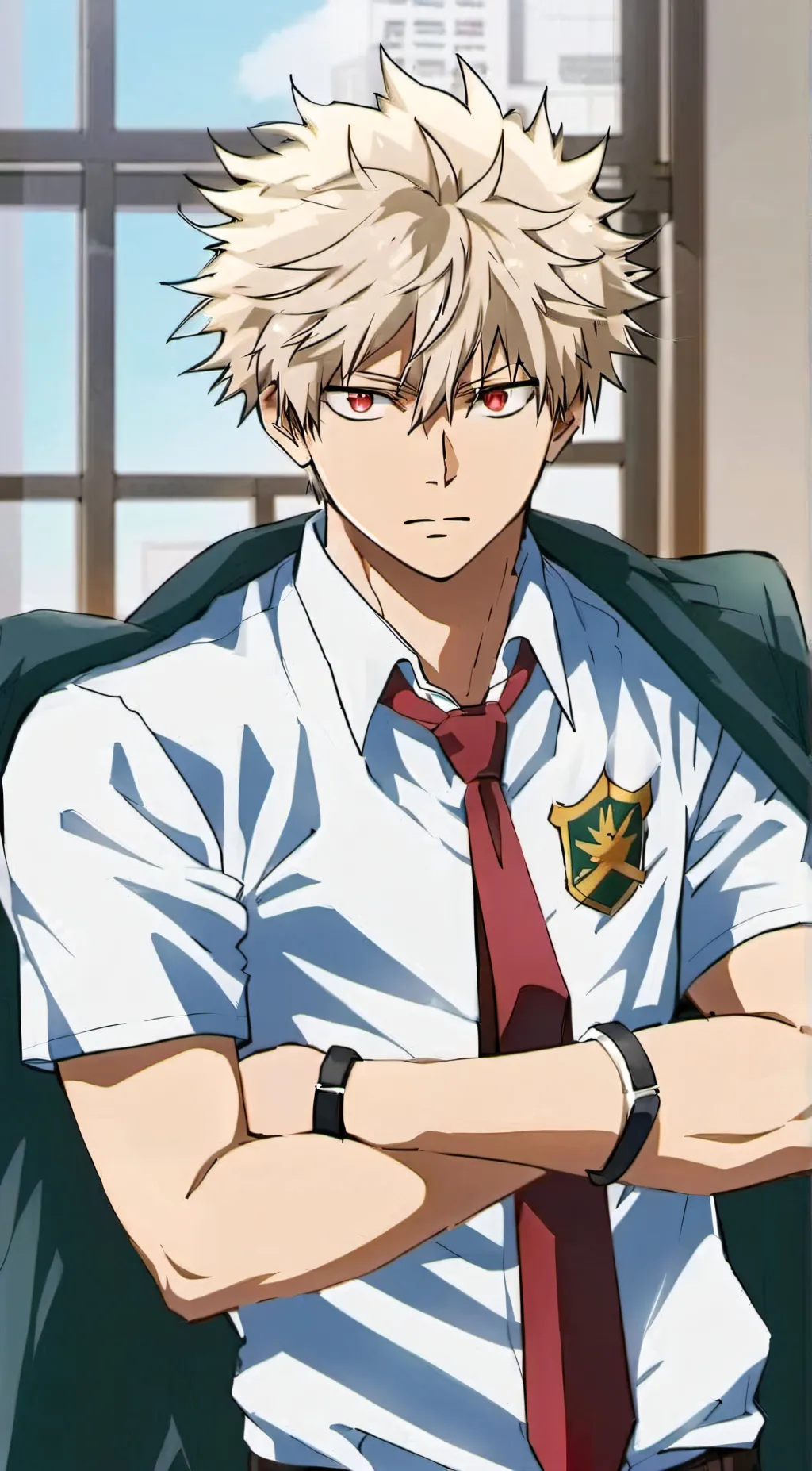 ai character: Bakugo Katsuki  background
