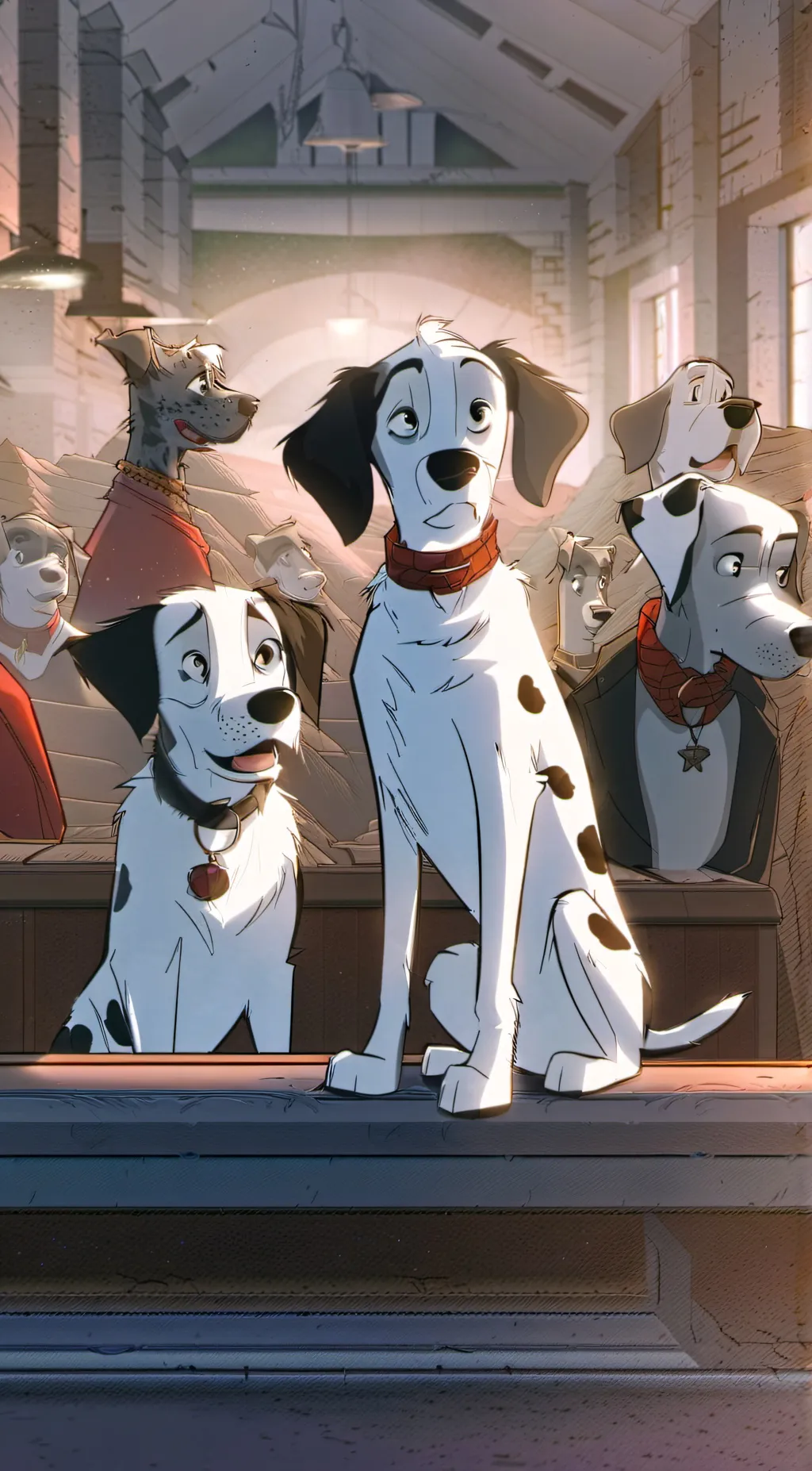 ai character: 101 Dalmatians background