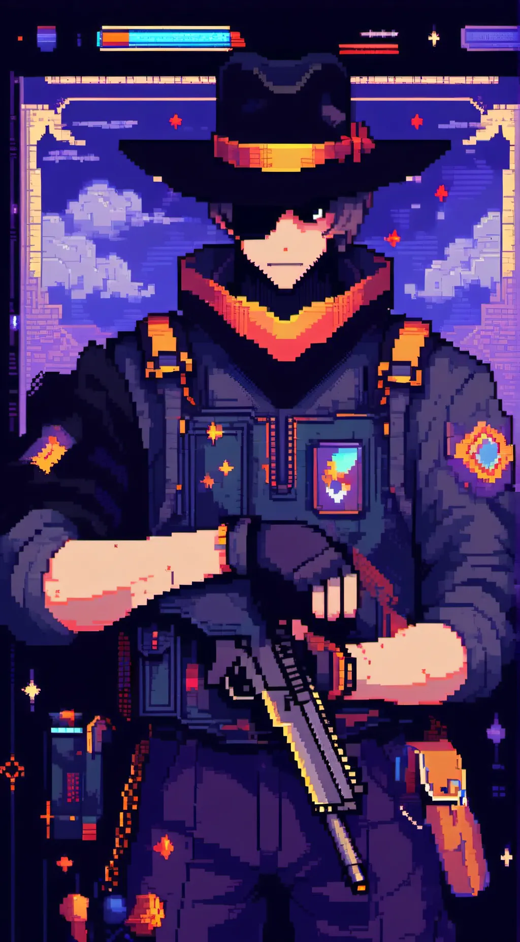 ai character: Maroon [imposter] background