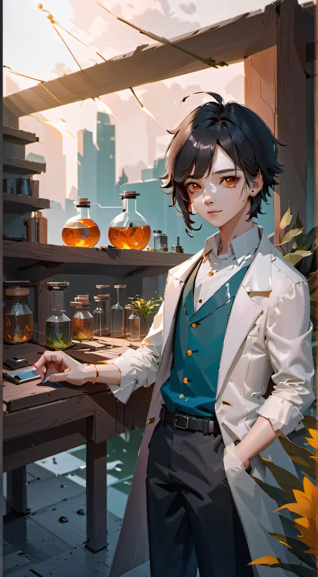 ai character: Kai background