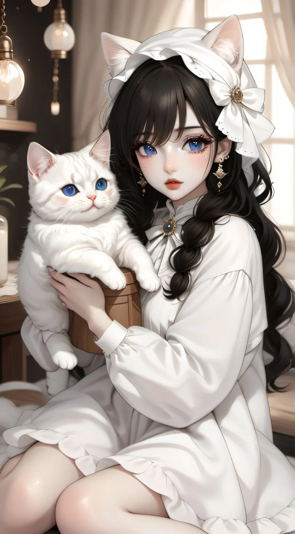 ai character: Lizzie background