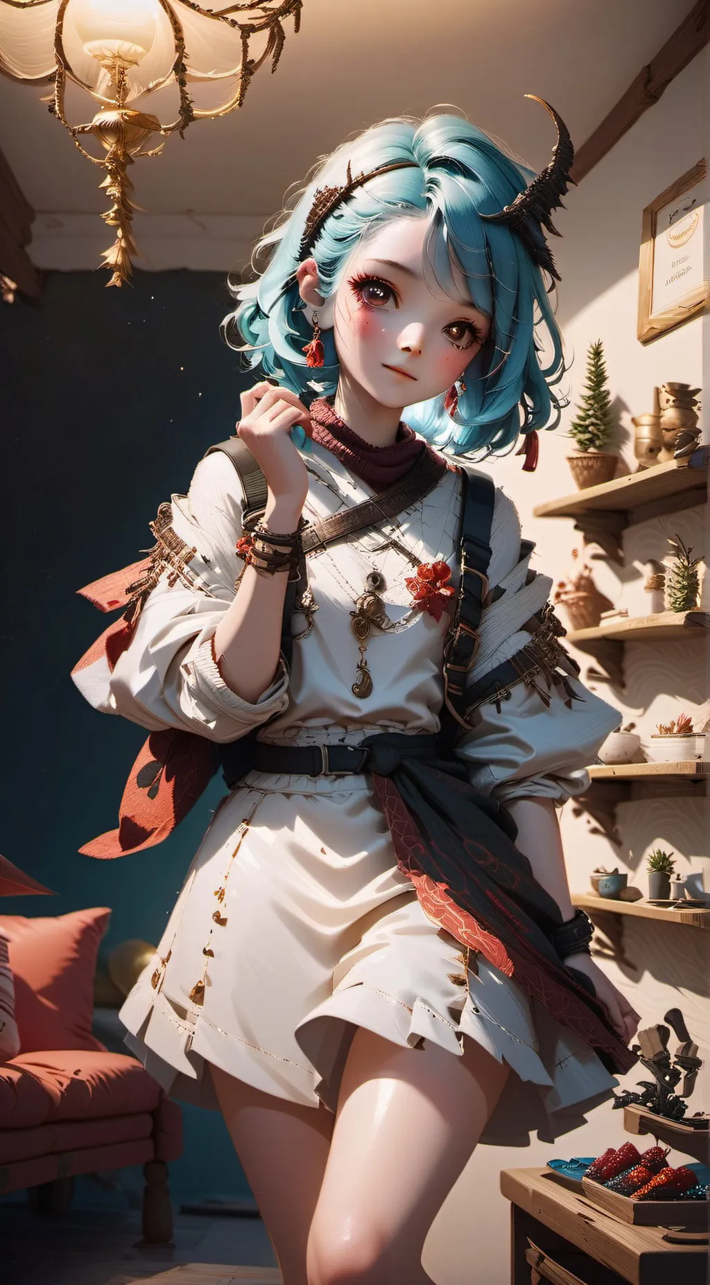 ai character: Ray background