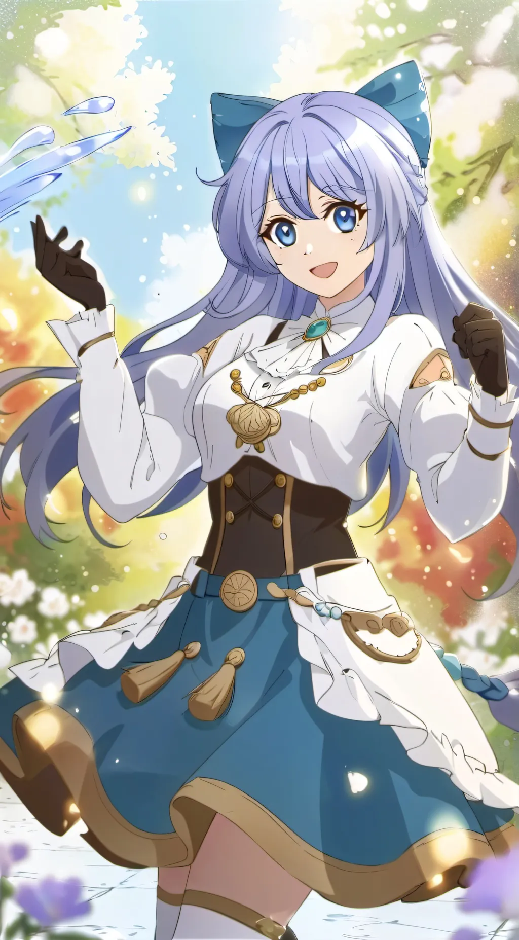 ai character: Luna background