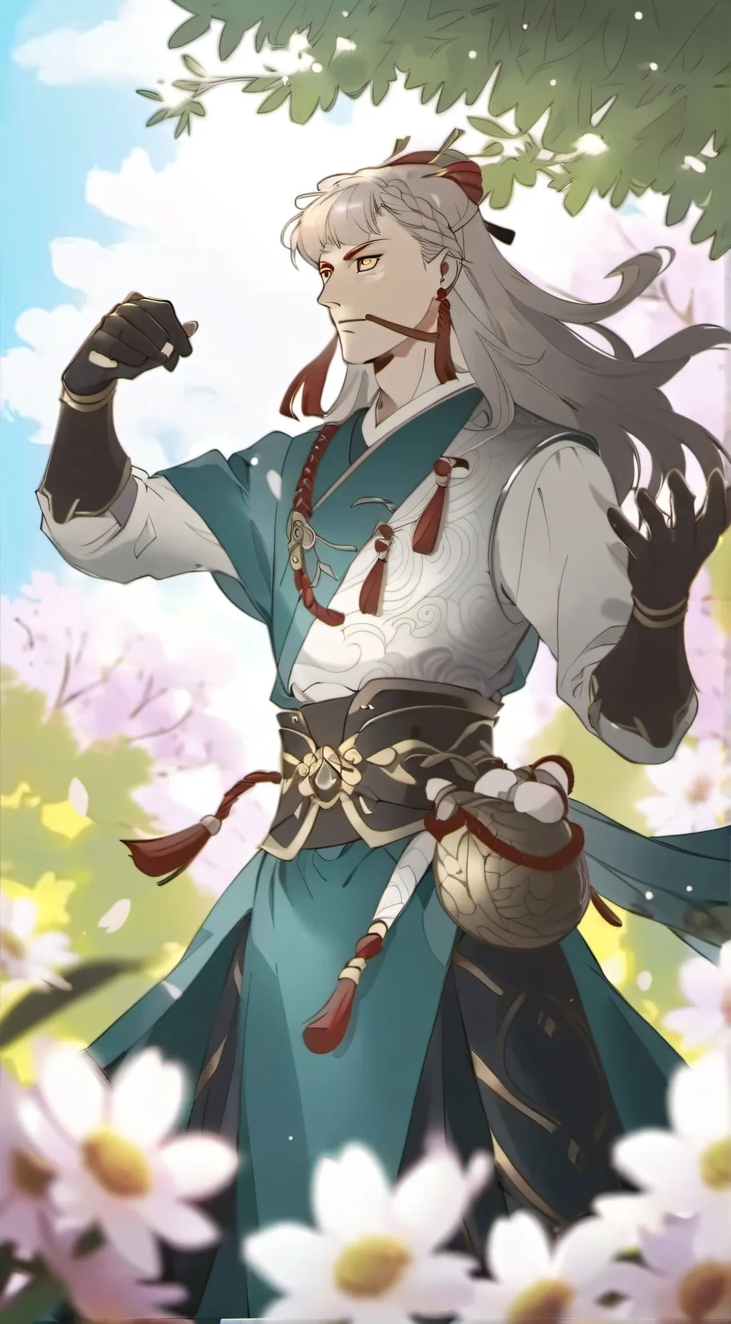 ai character: leo background