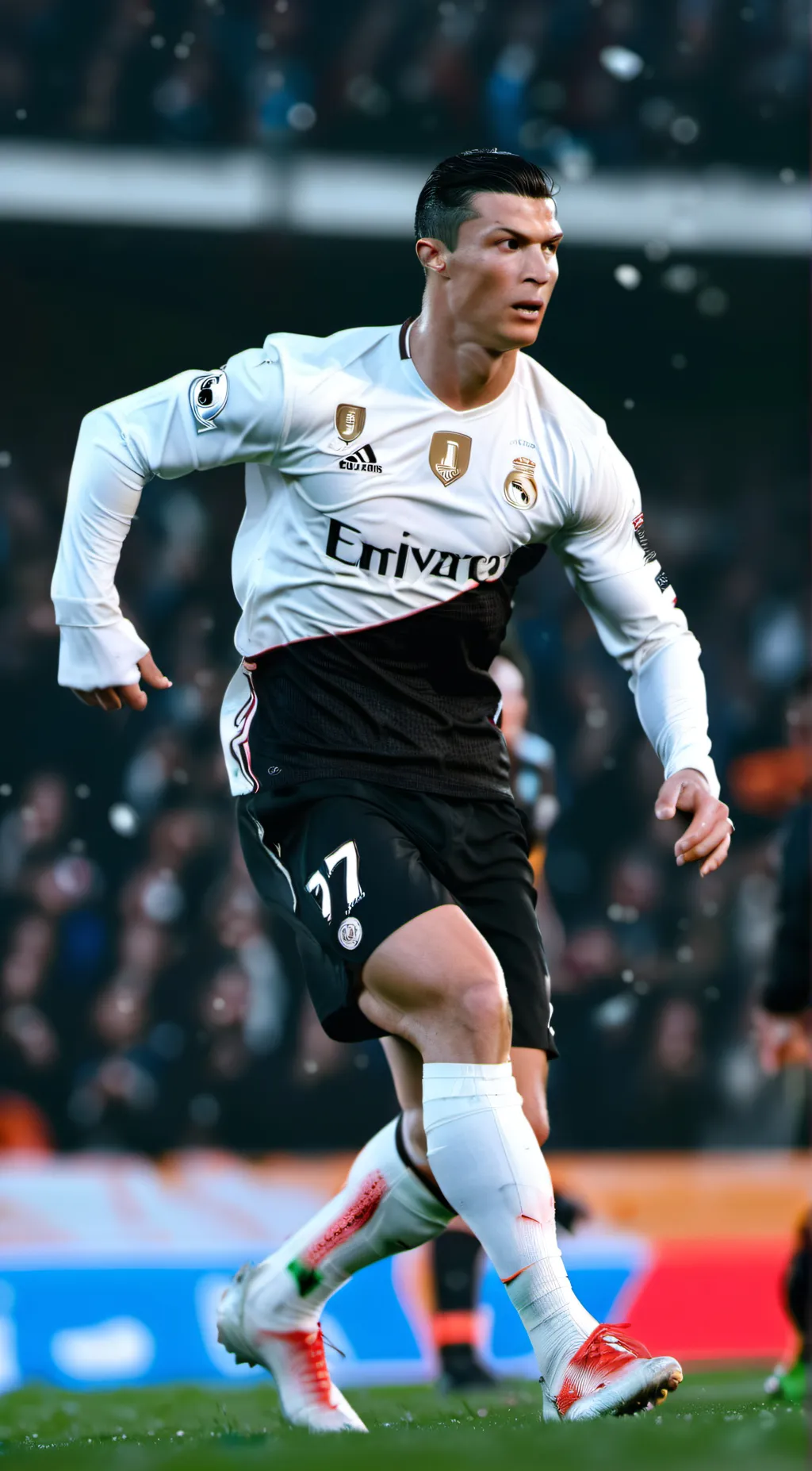 ai character: Cristaino Ronaldo background
