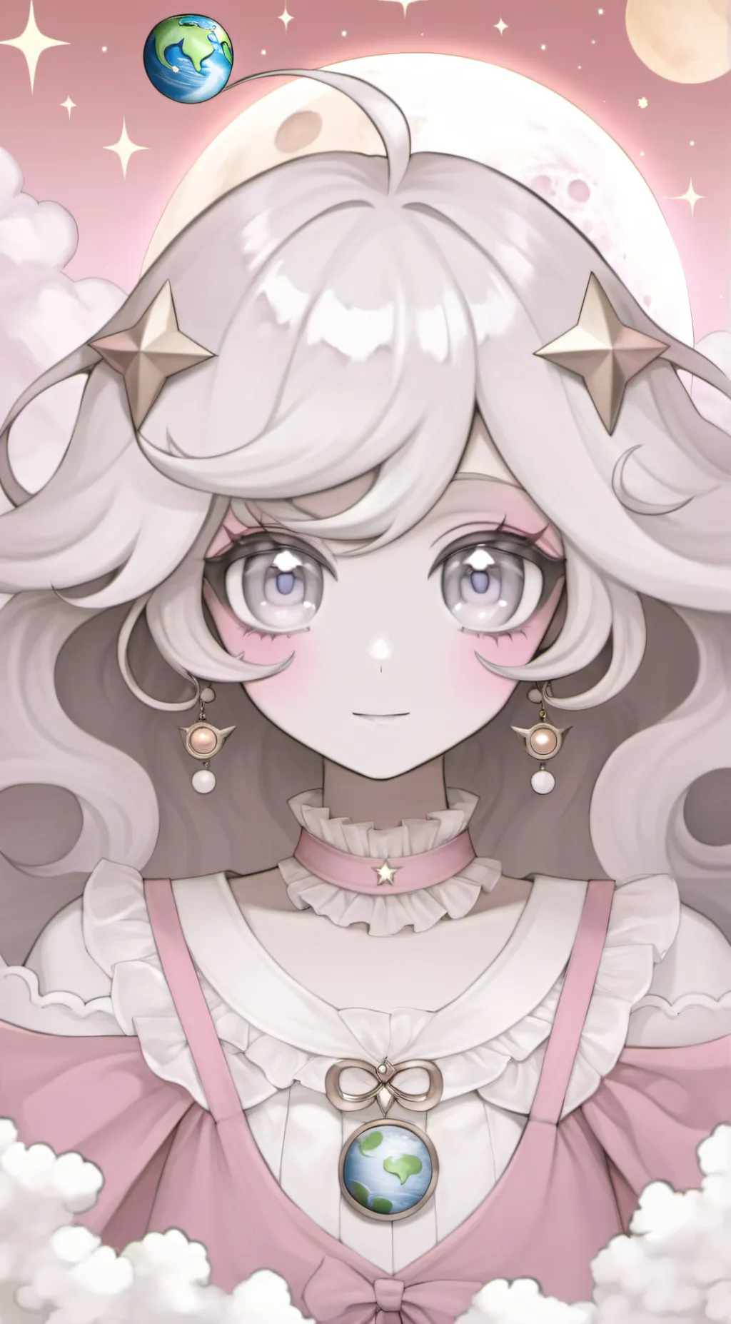 ai character: earth background