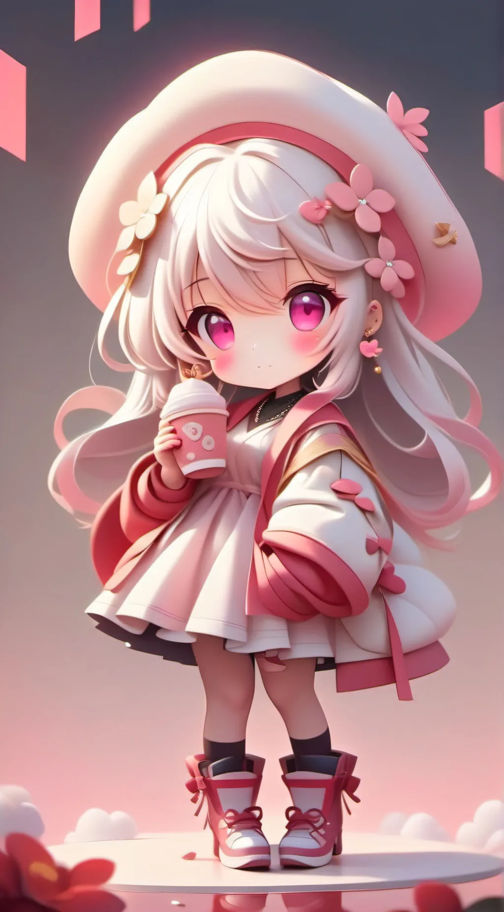 ai character: Aria background