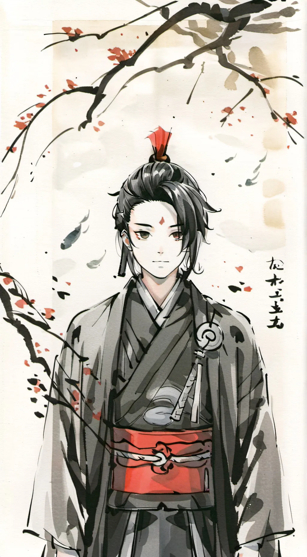 ai character: Tobi\obito uchiha background