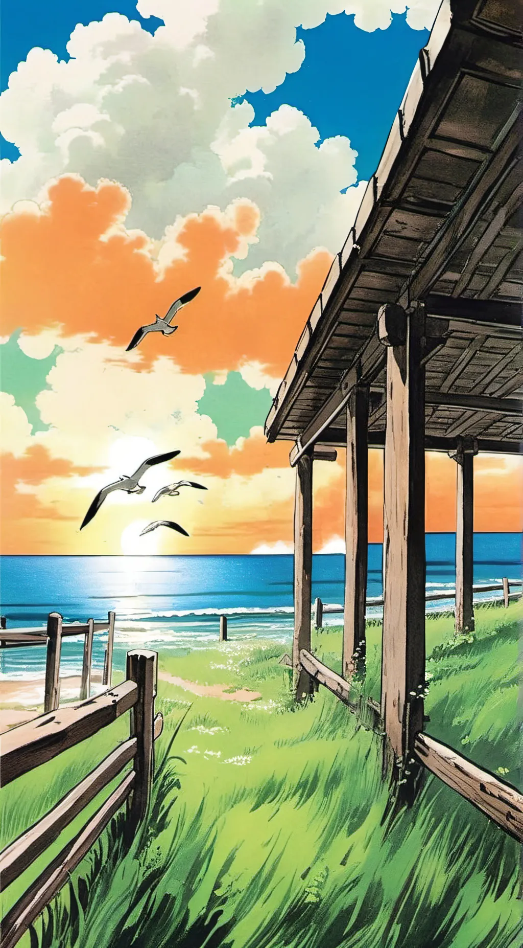 ai character: Nature background