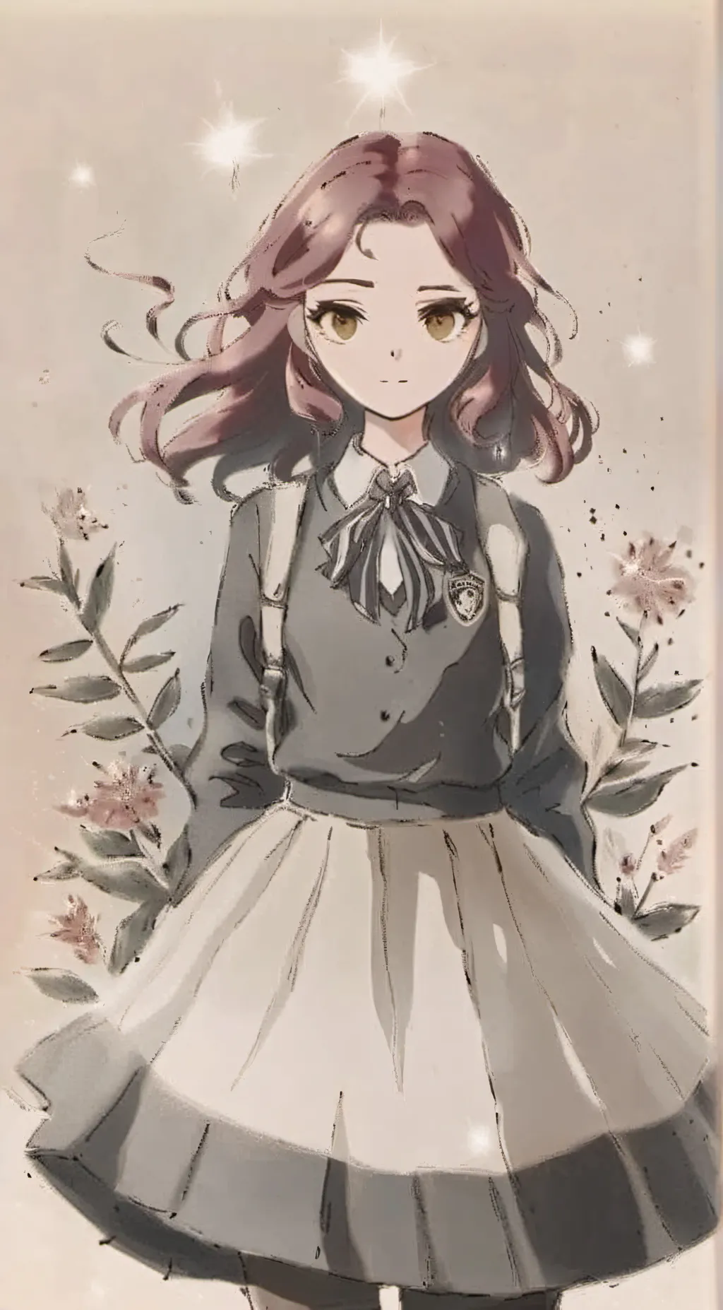 ai character: nevermore academy  background