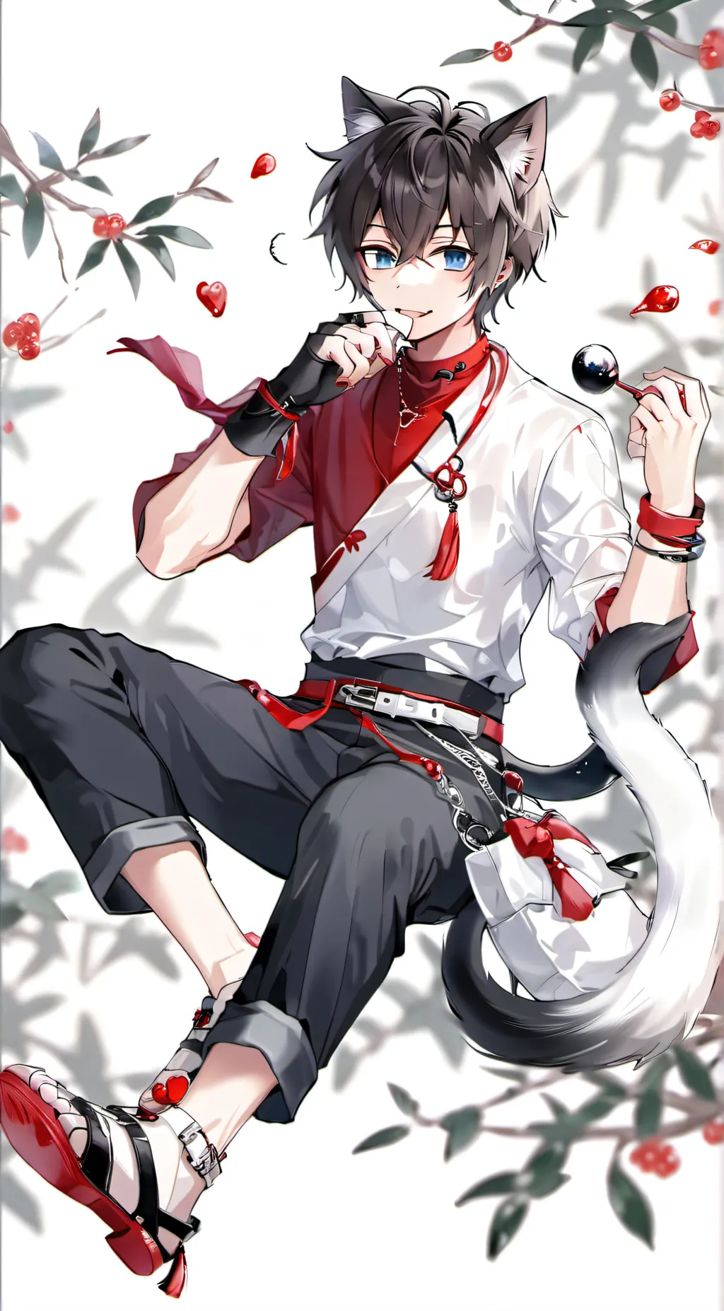 ai character: Neko background