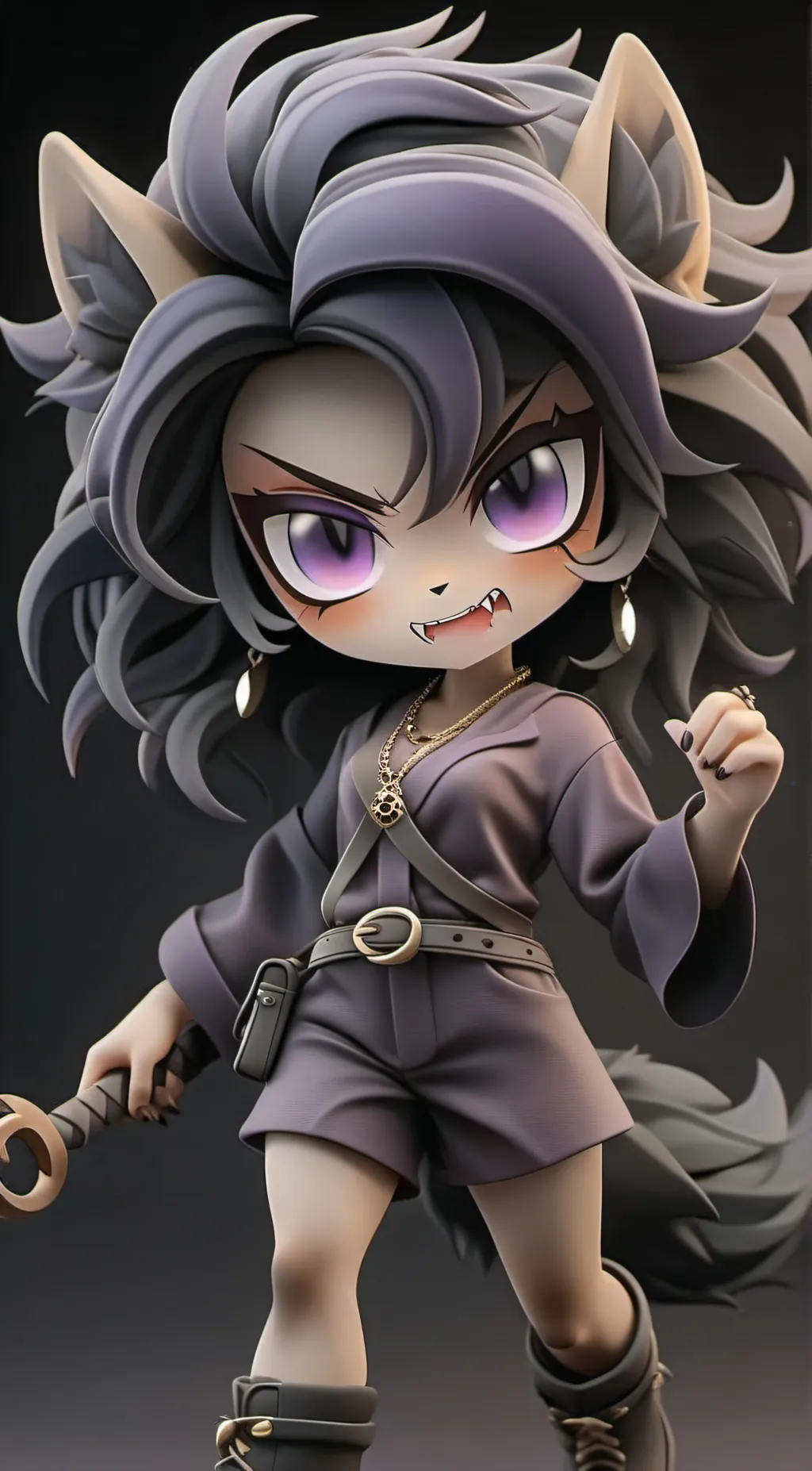 ai character: Luna background