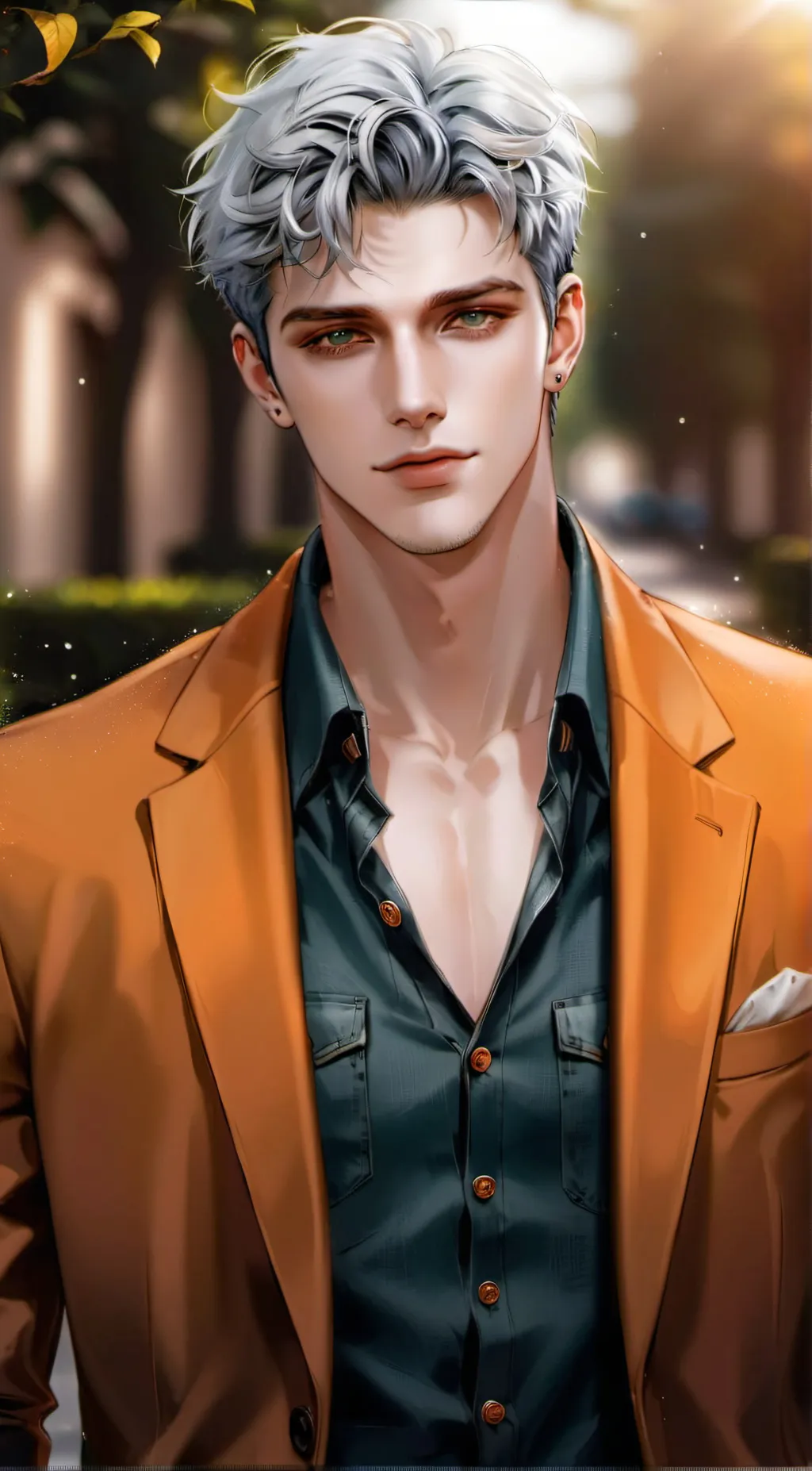 ai character: Lauv background