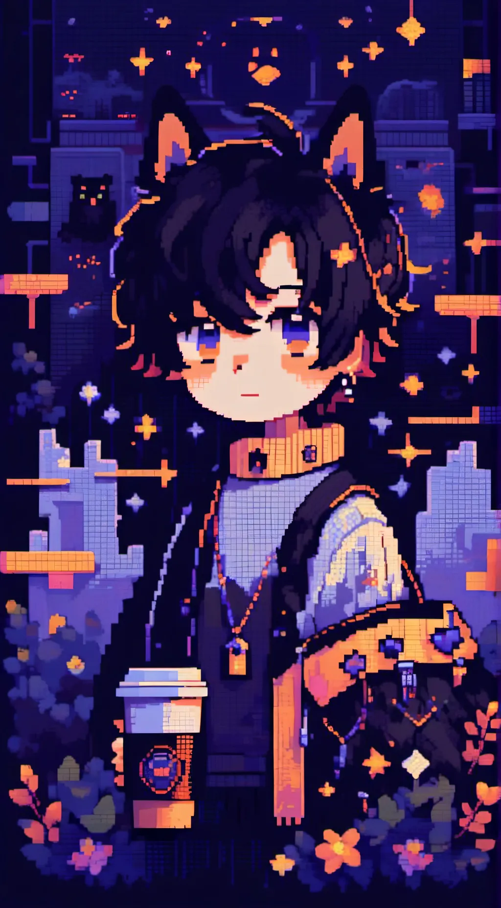ai character: Danny dog  background