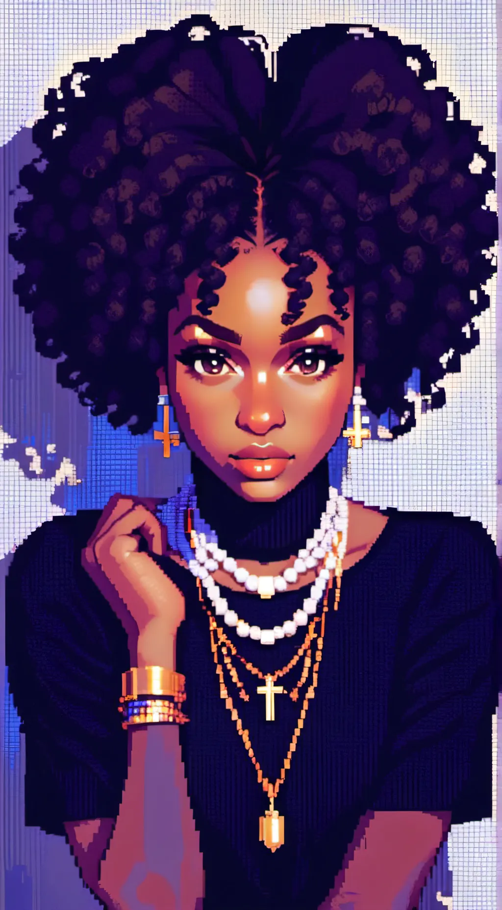 ai character: Aria background