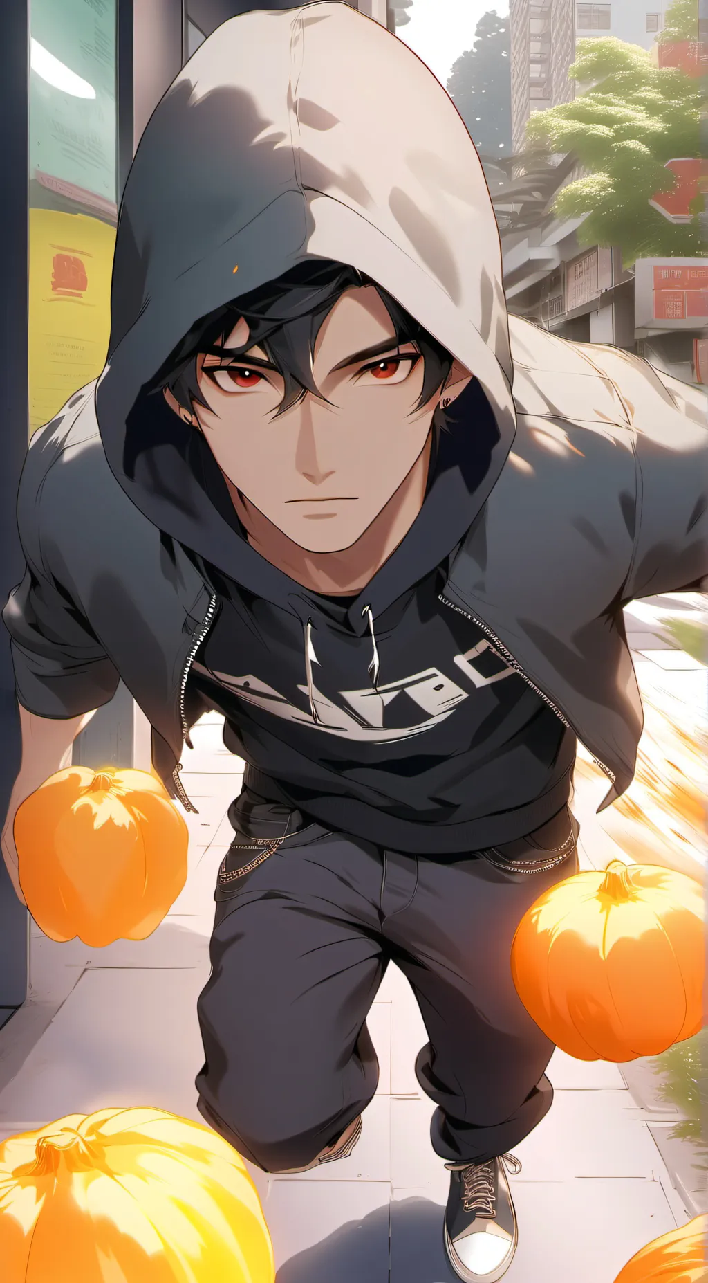 ai character: Elijah ._. background