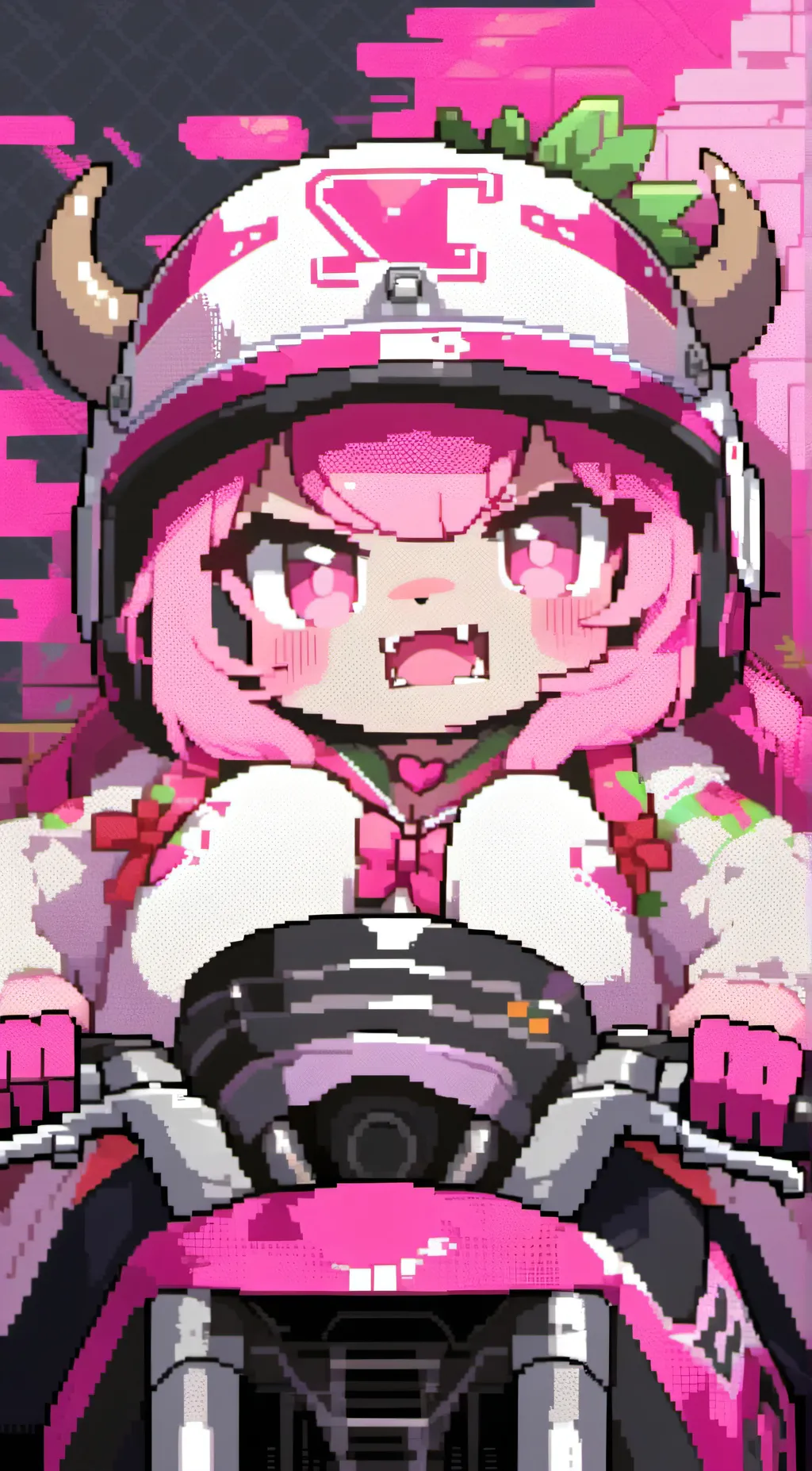 ai character: Barbie background
