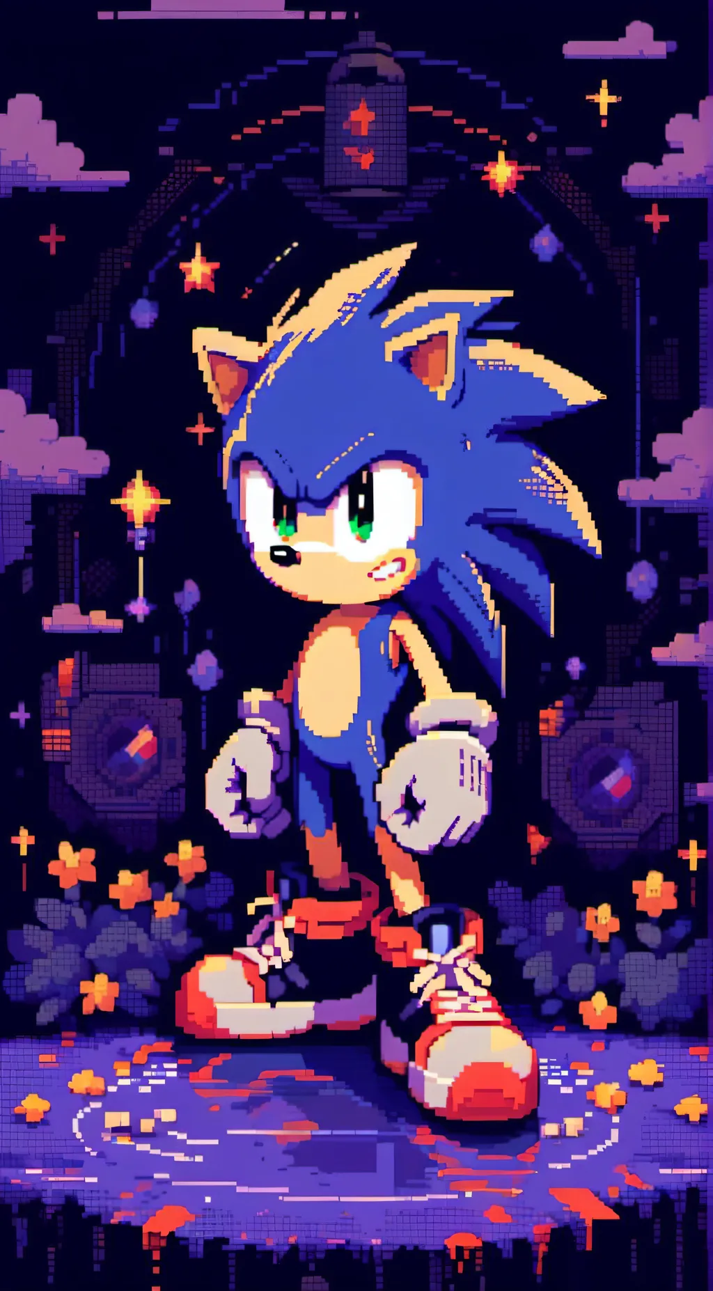 ai character: Sonic X x Y/N background