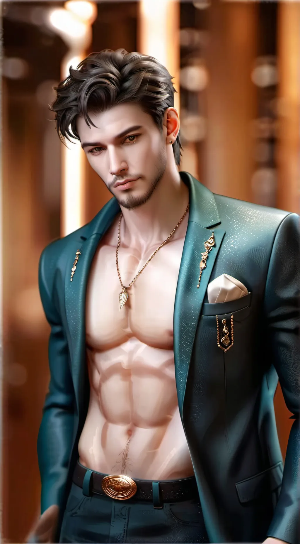 ai character: gay background